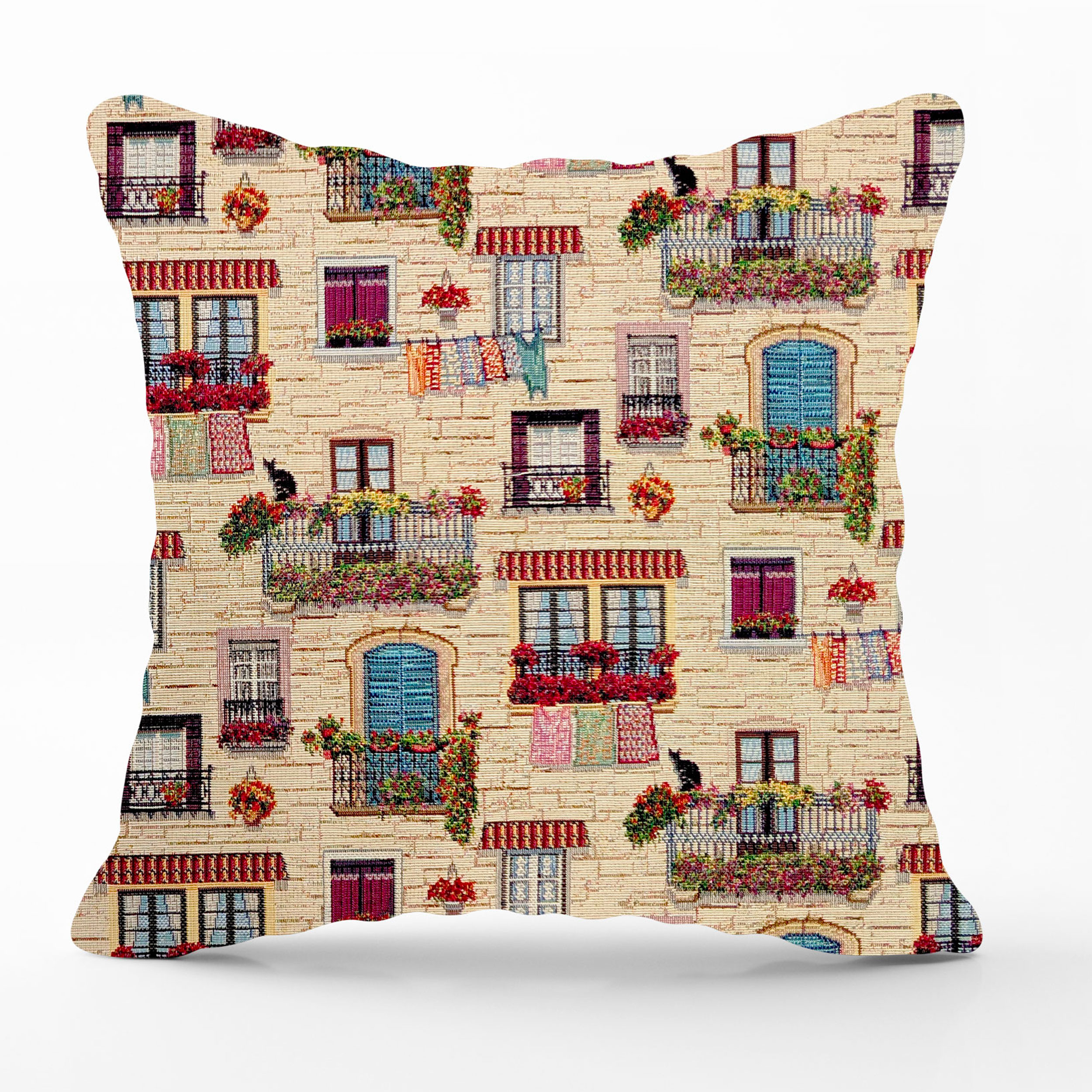 Gobelin Cushion Pillowcase Parisienne Fantasy Image