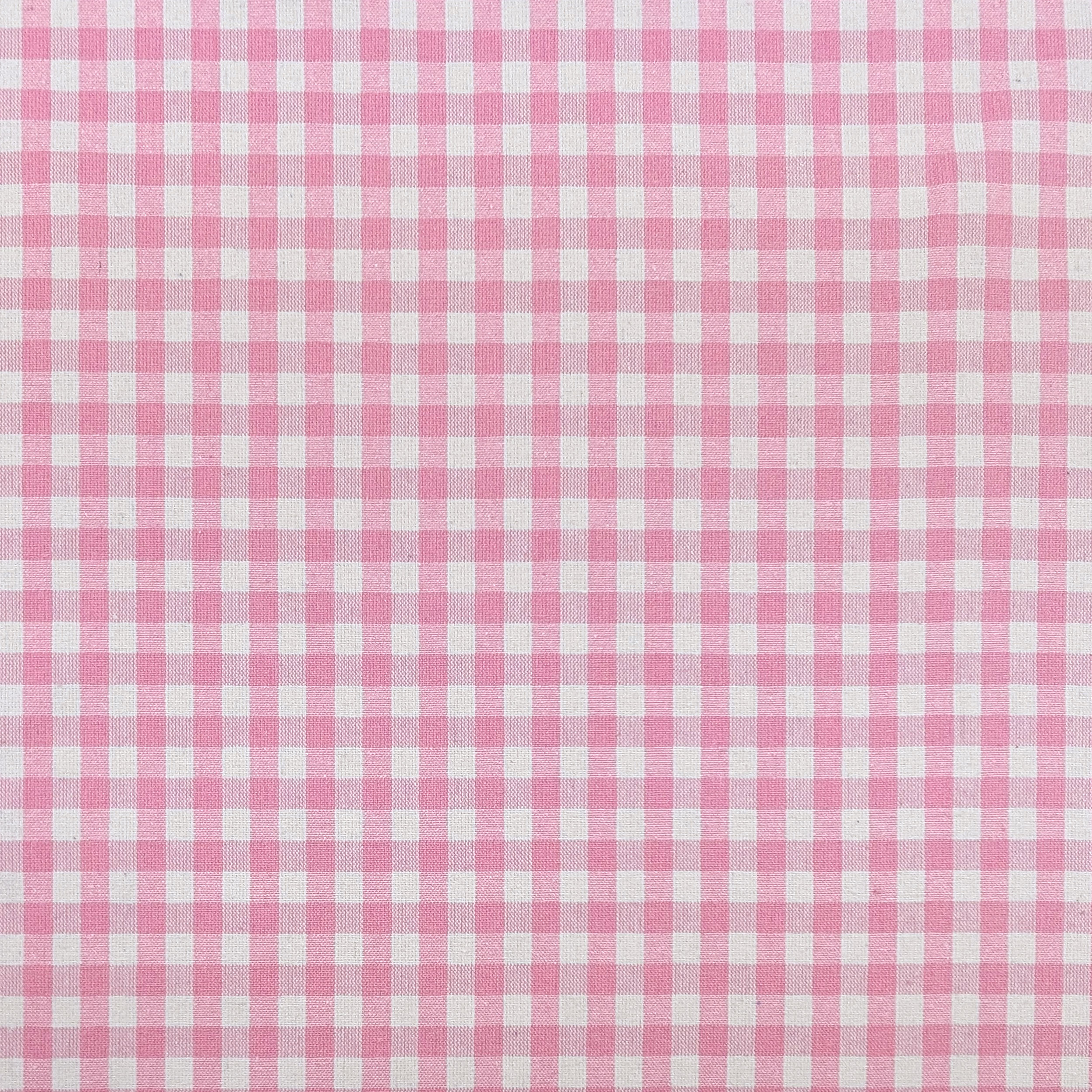 Washed Cotton Yarn Dyed Square Pink Image