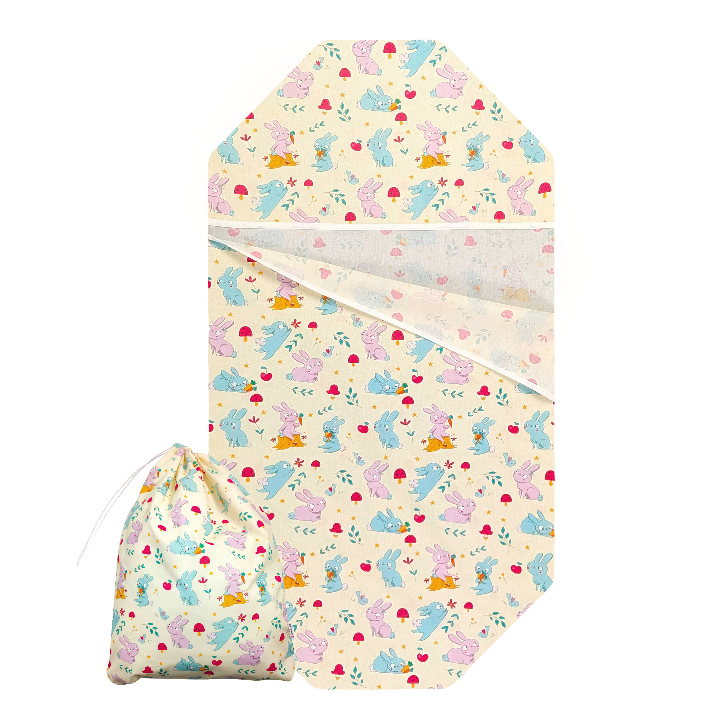 Contoured Summer Sleeping Bag for Bunny Camp Beds Image