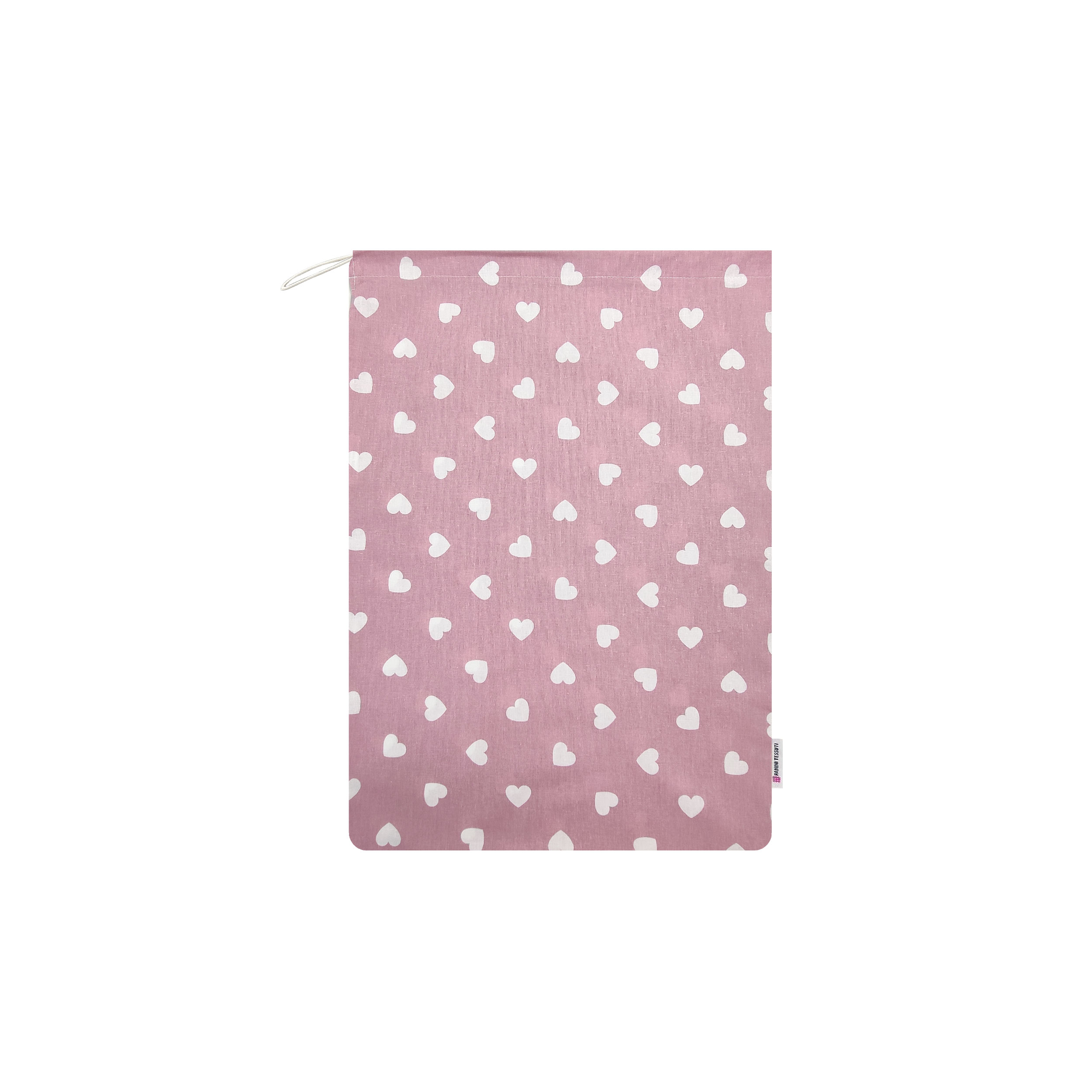 Sac à langer Kindergarten White Hearts Background Pink Antique