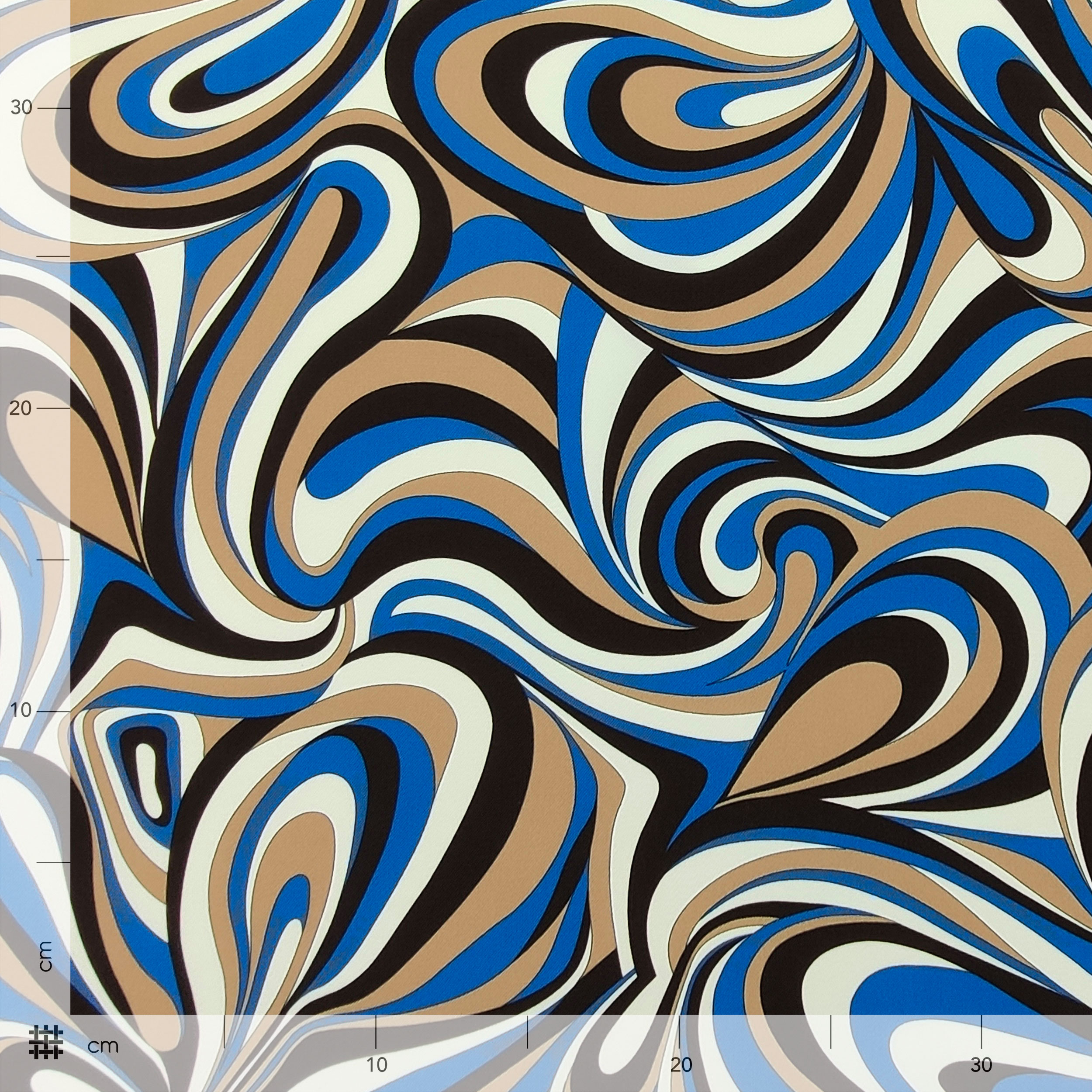 Cady Stretch Fashion Azul