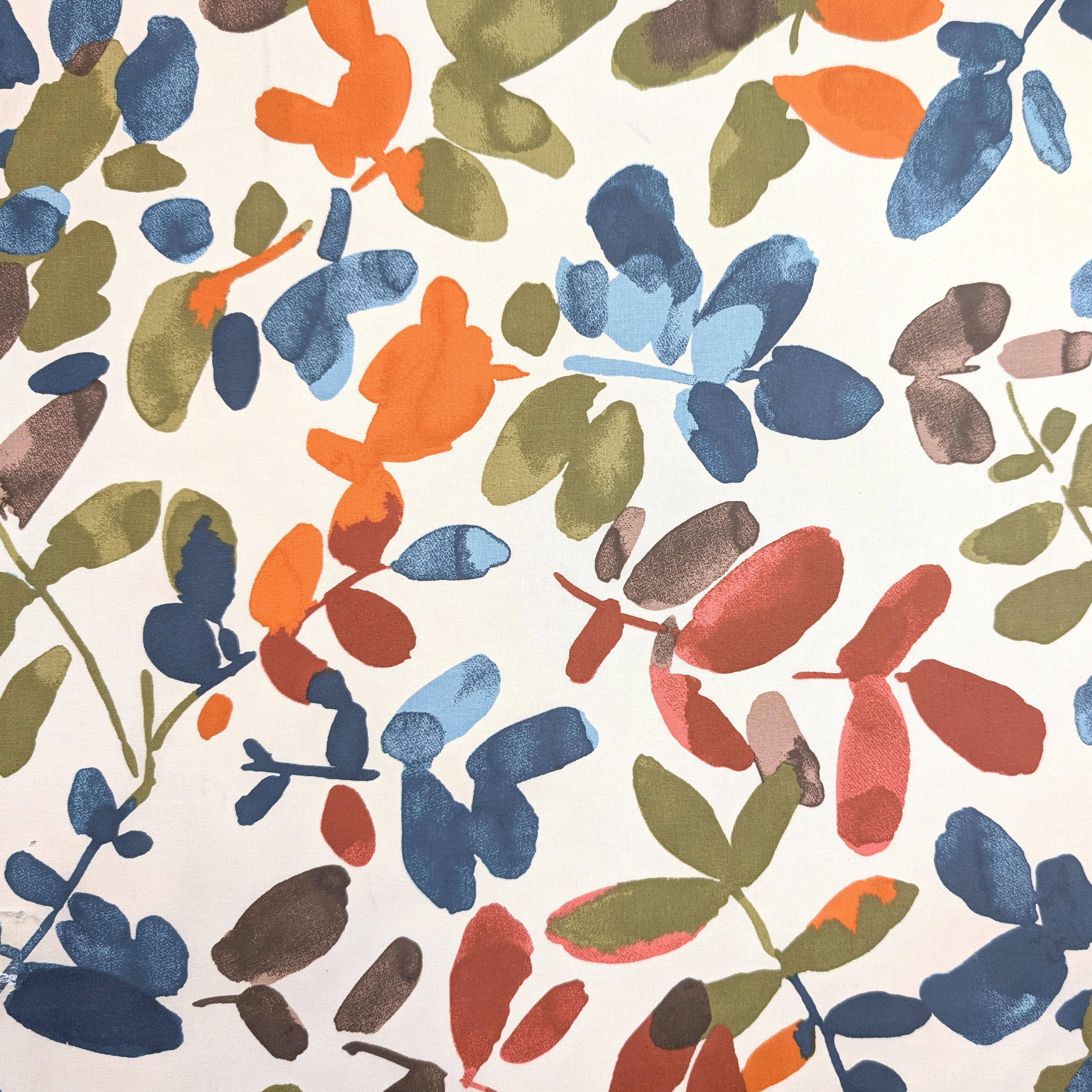 Watercolour Branches Cotton Image