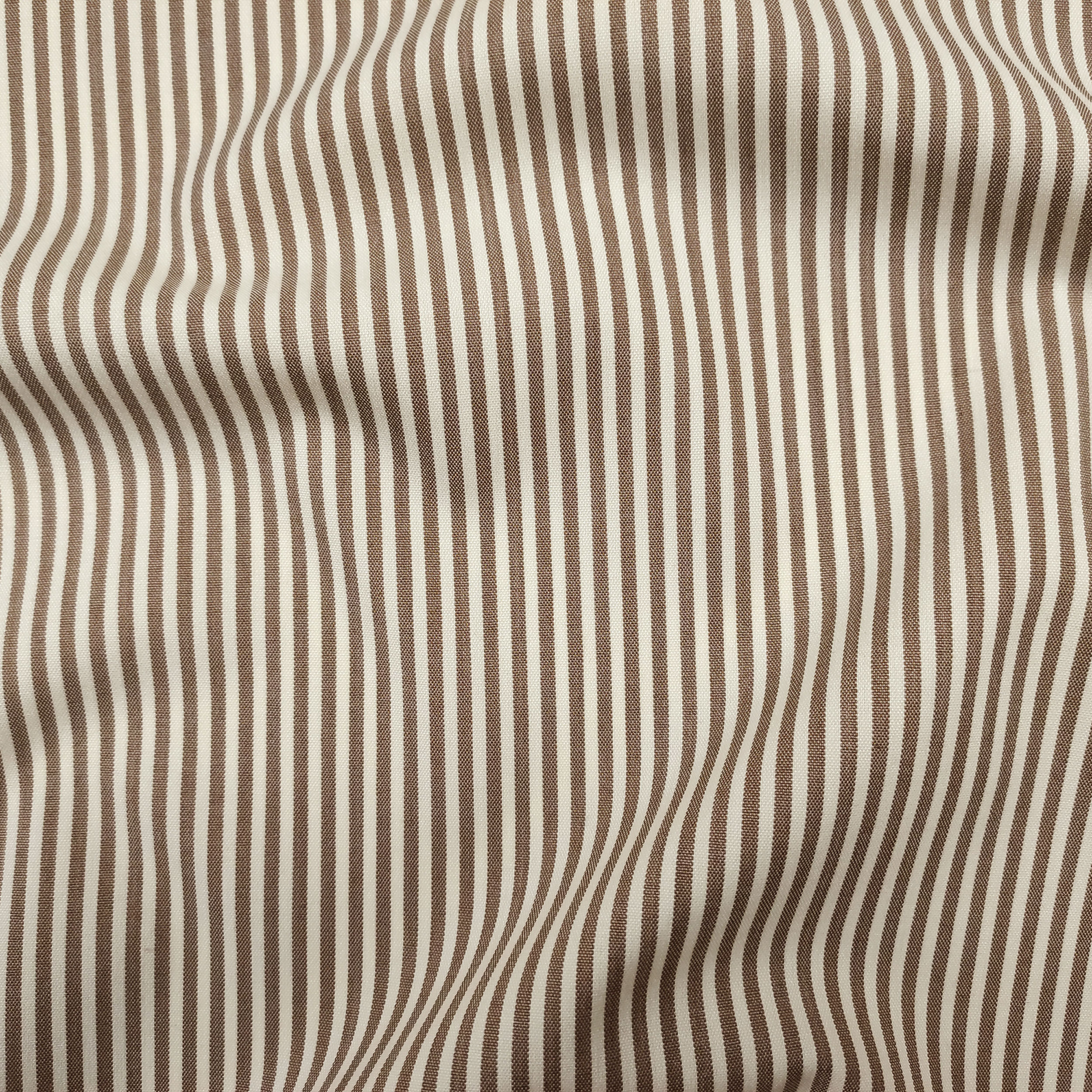 Elasticised Fabric Beige and Cream Stripes