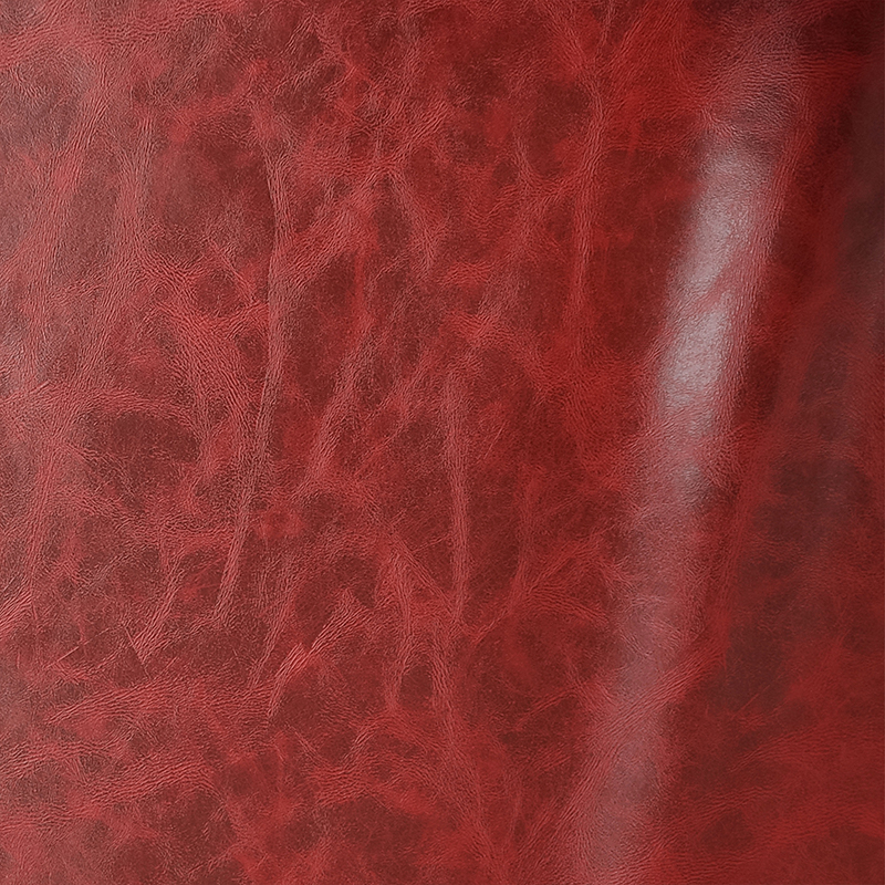 Bordeaux 50x140 cm Découpe en faux cuir avec effet vieilli Image