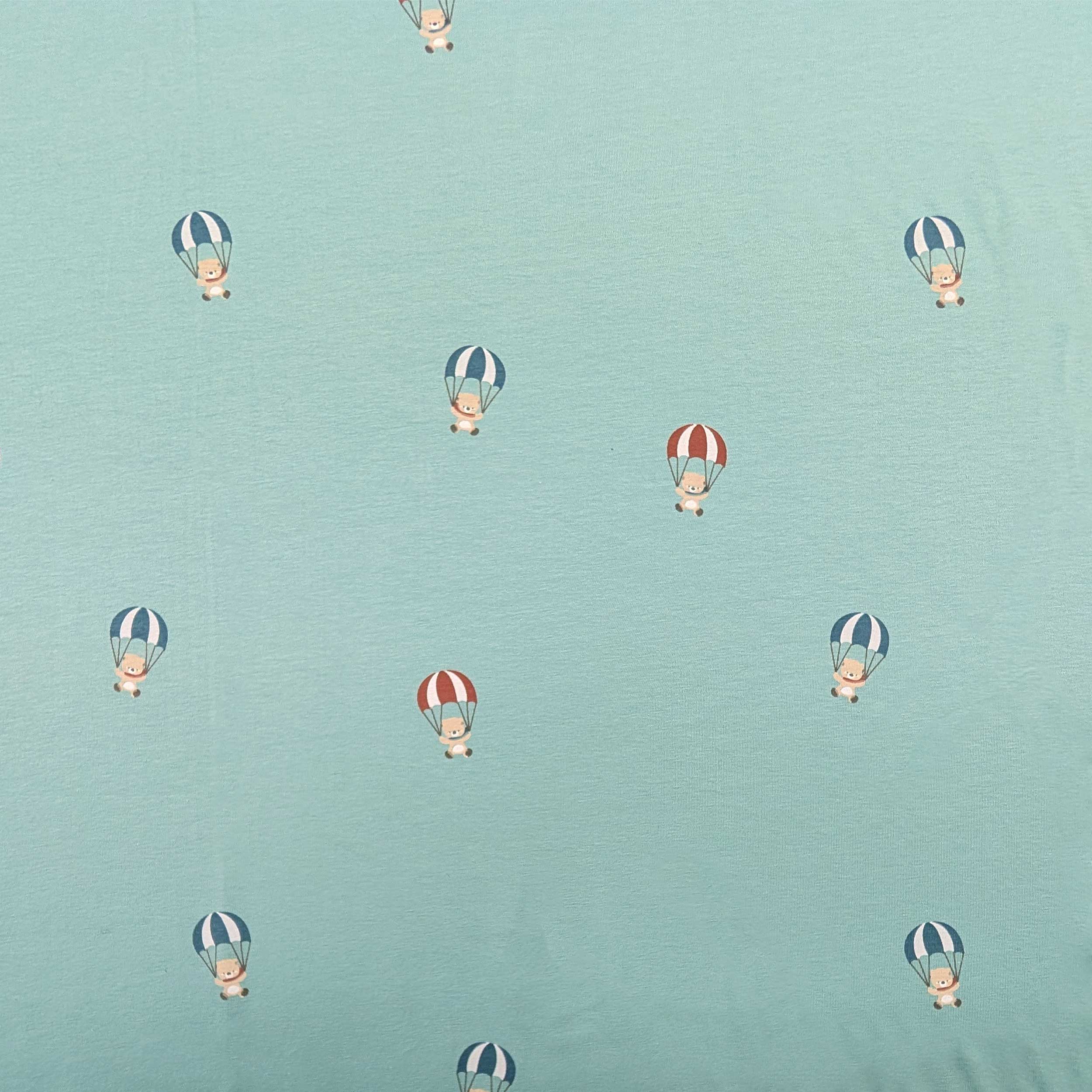 Jersey Cotton Parachute Bears Image