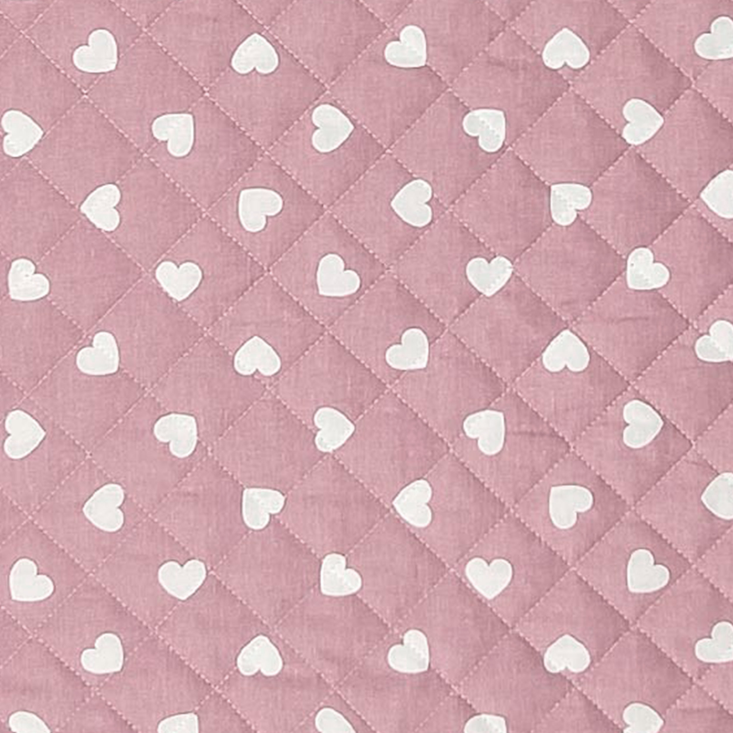 Sac de couchage Cœurs blancs sur fond rose antique