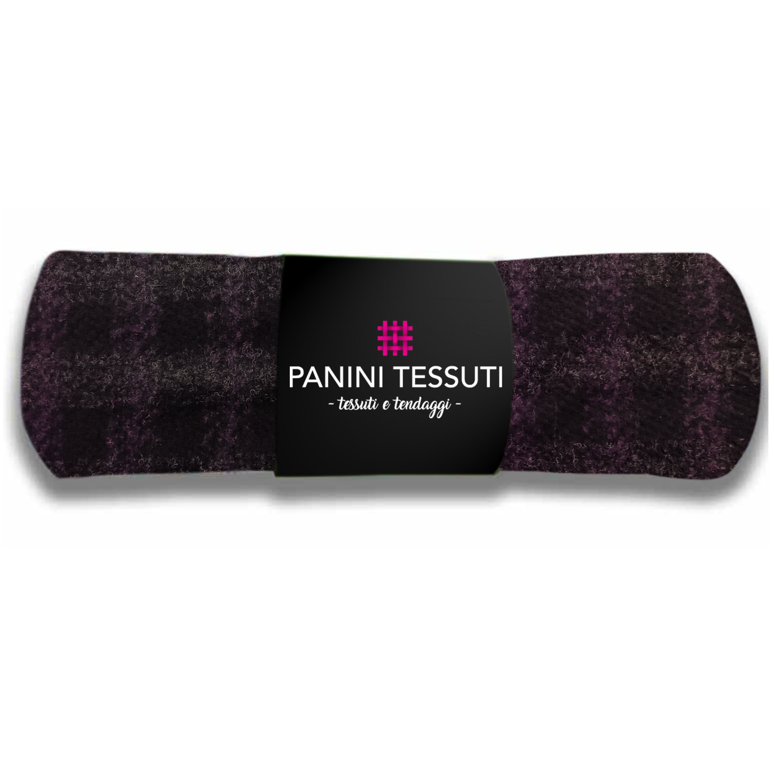 Scampolo Misto Lana Tartan Lilla Image