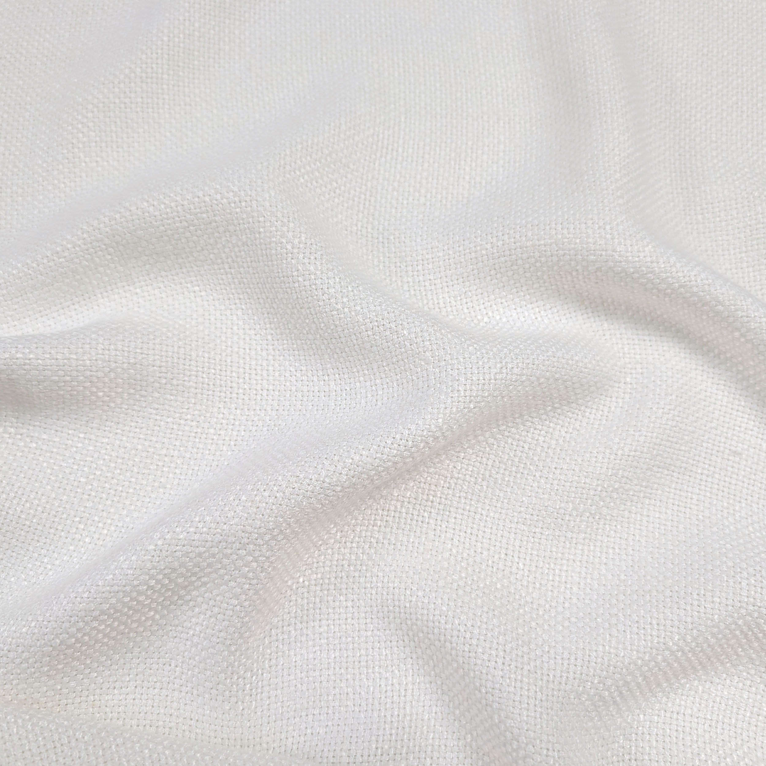 Marlene Curtain Fabric White Image