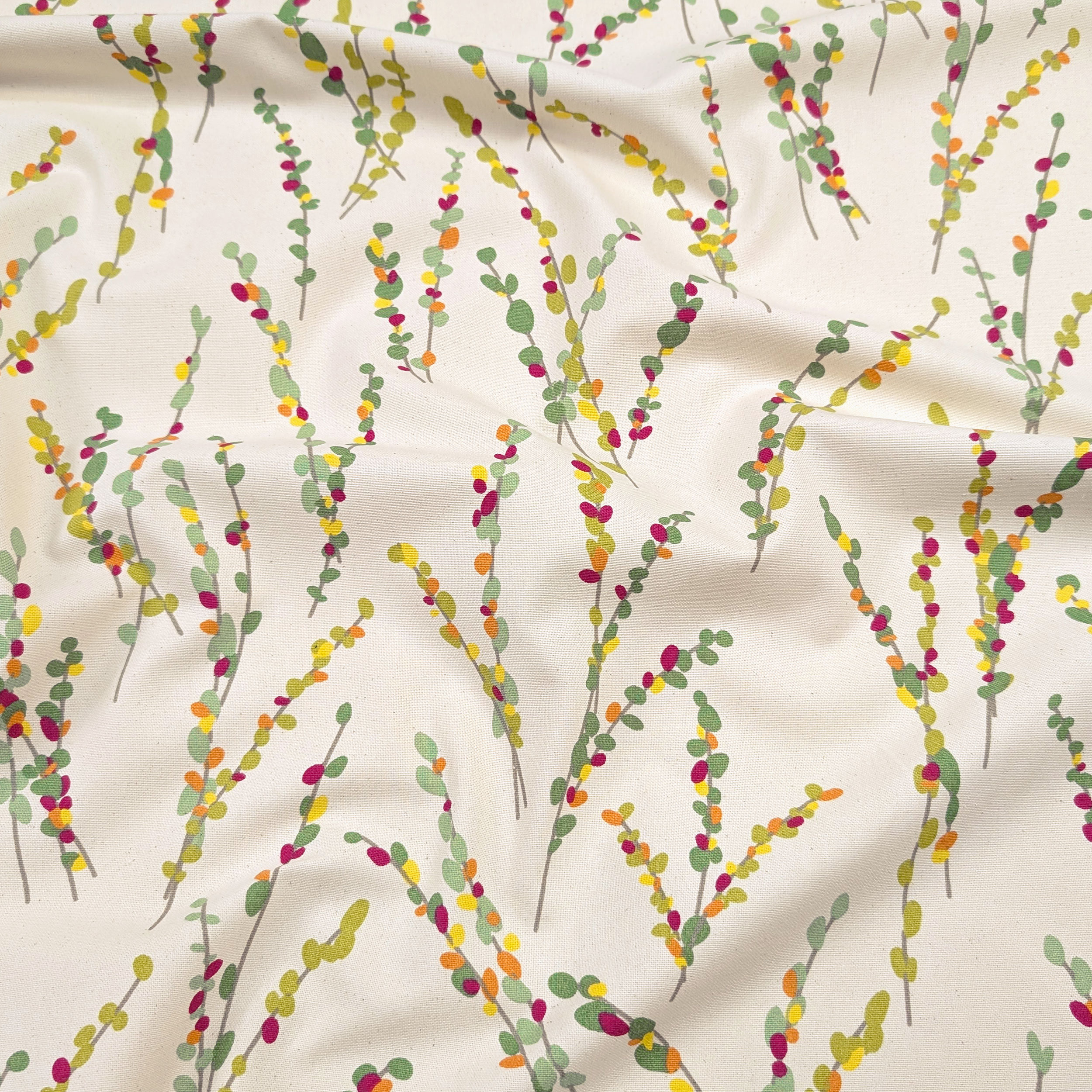 Natural Panama Branches with Coloured Leaves Image