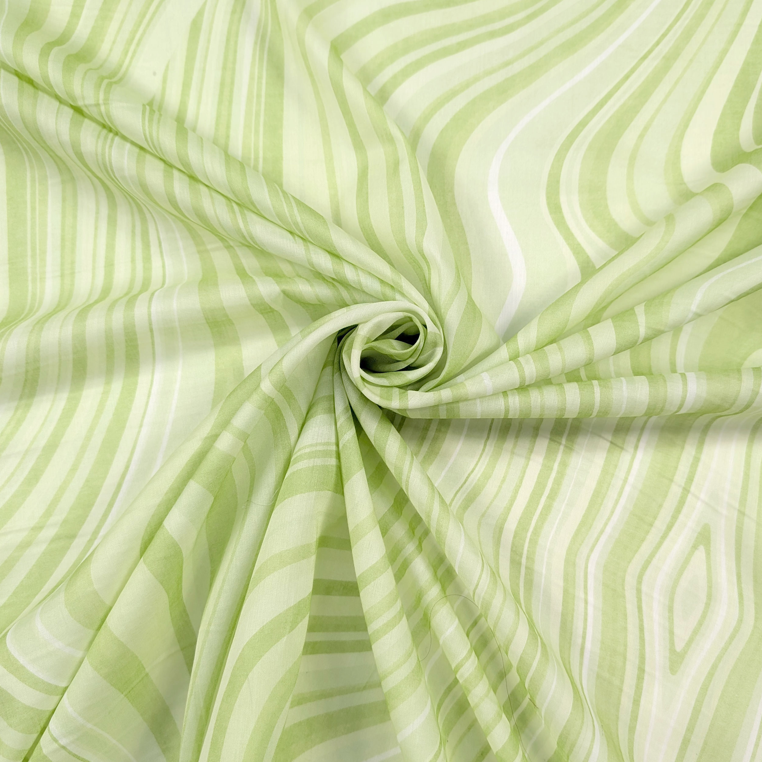 Optical Green Cotton Muslin Image