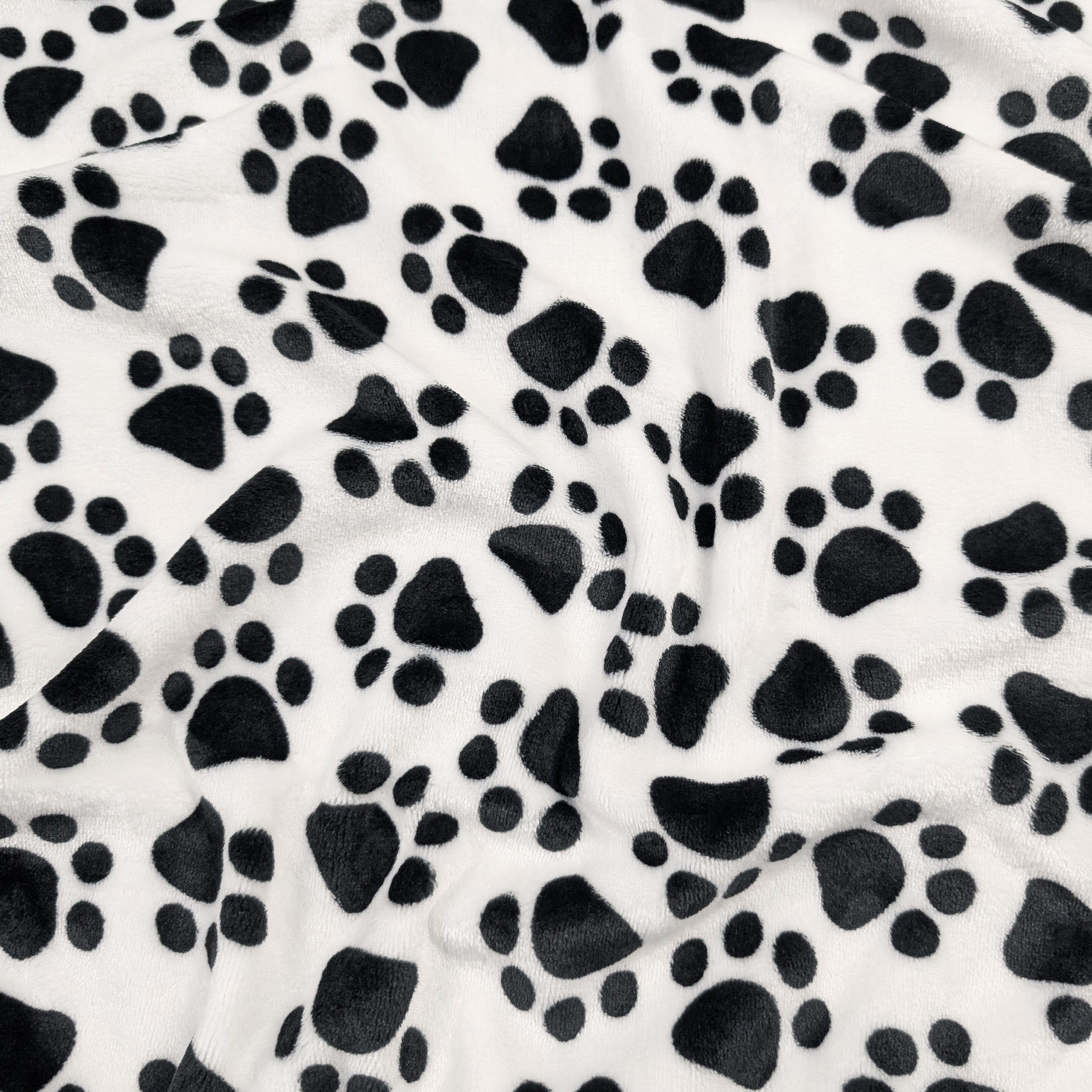 Cashmere Hand Fleece Black Bears White Background Image