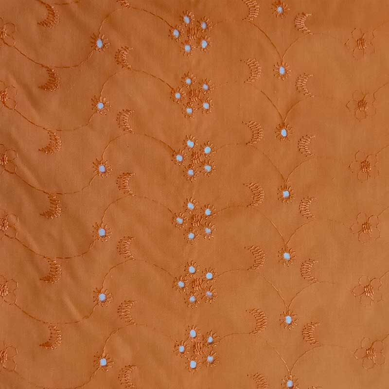 Tessuto Sangallo Tinta Unita Fantasia Sole Luna Fiori 