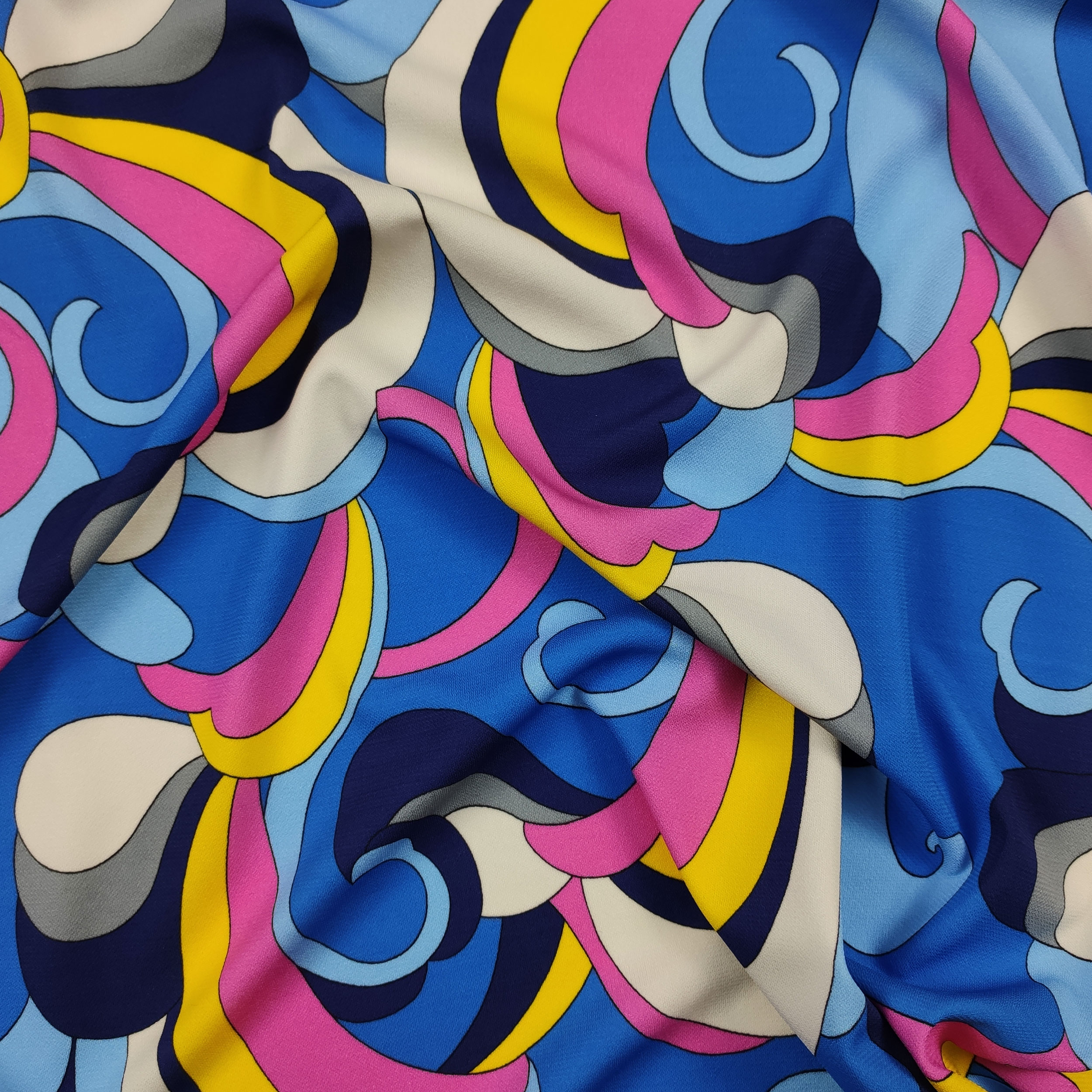 Conjunto de punto de viscosa Azul Multicolor