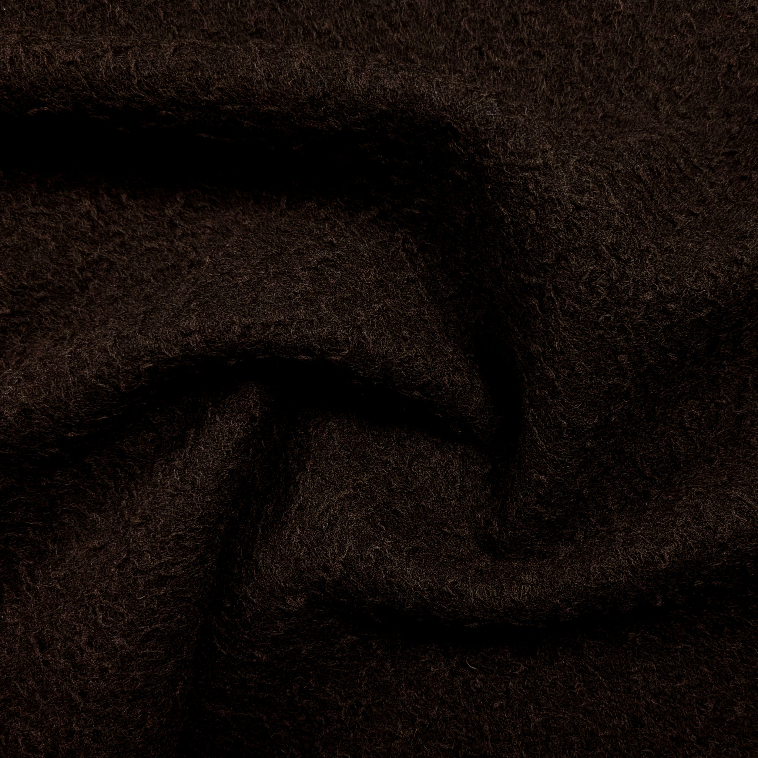 Dark Brown Mixed Wool Coat Image