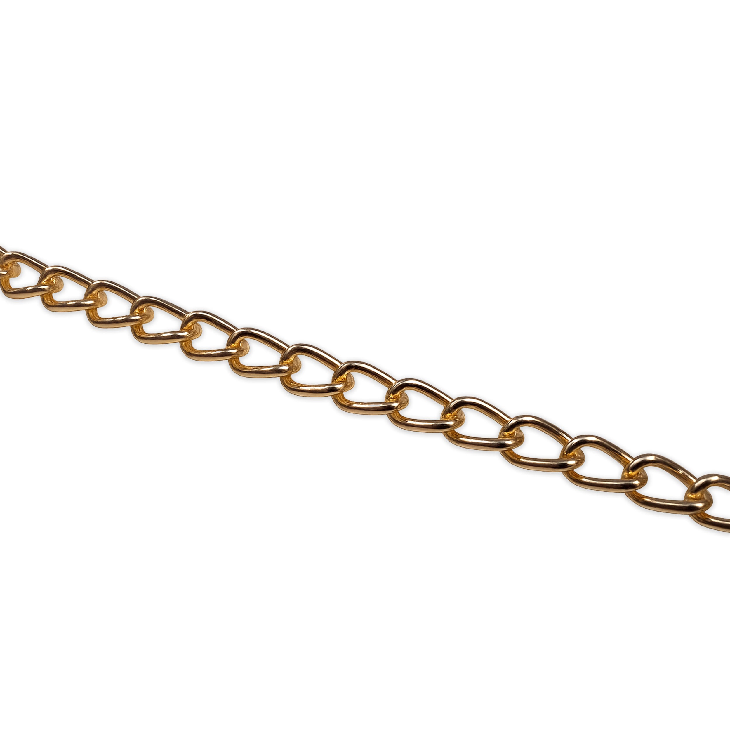 Gold Mesh Groumette Chain 12 mm Image