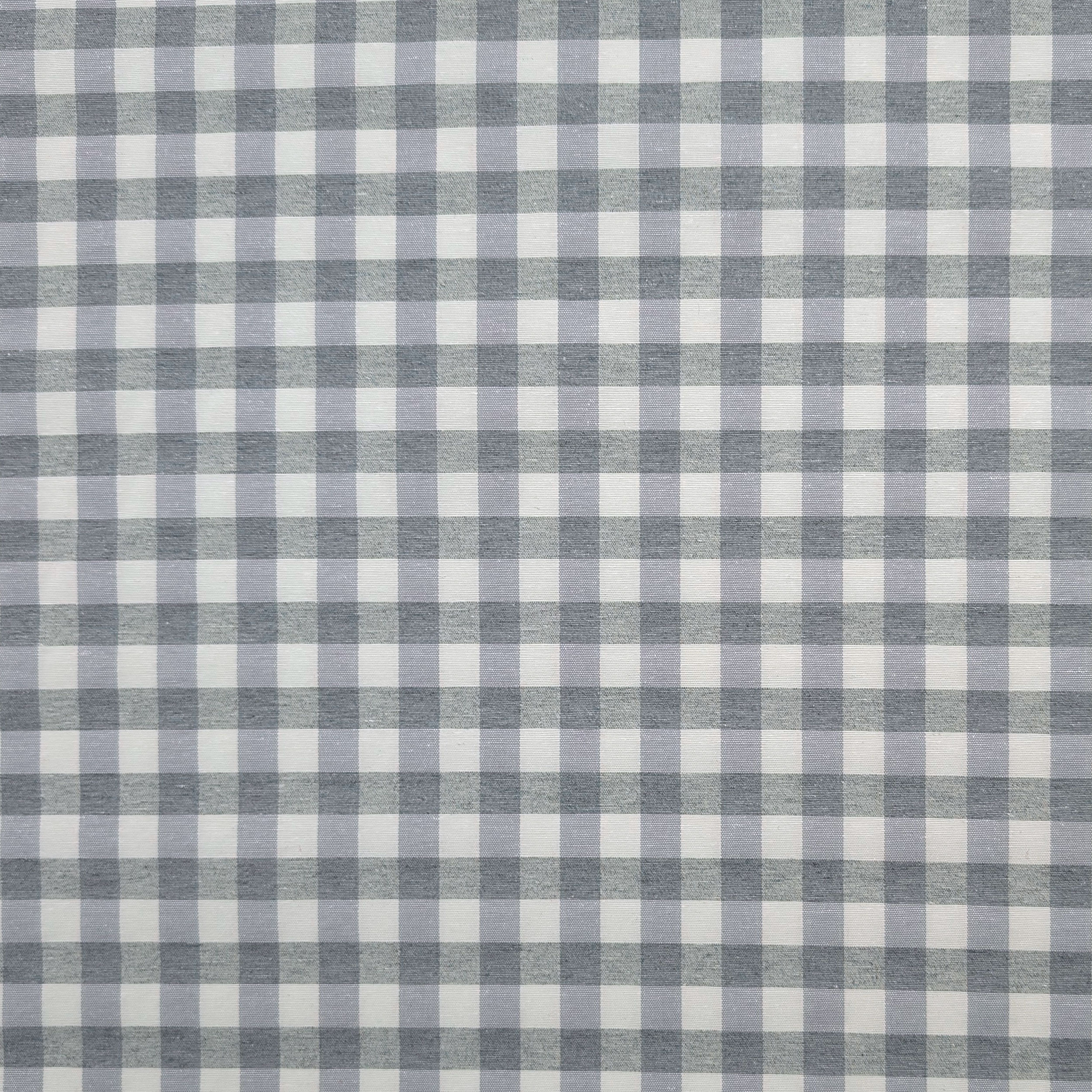 Fabric for Grey Check Resin Tablecloth Image