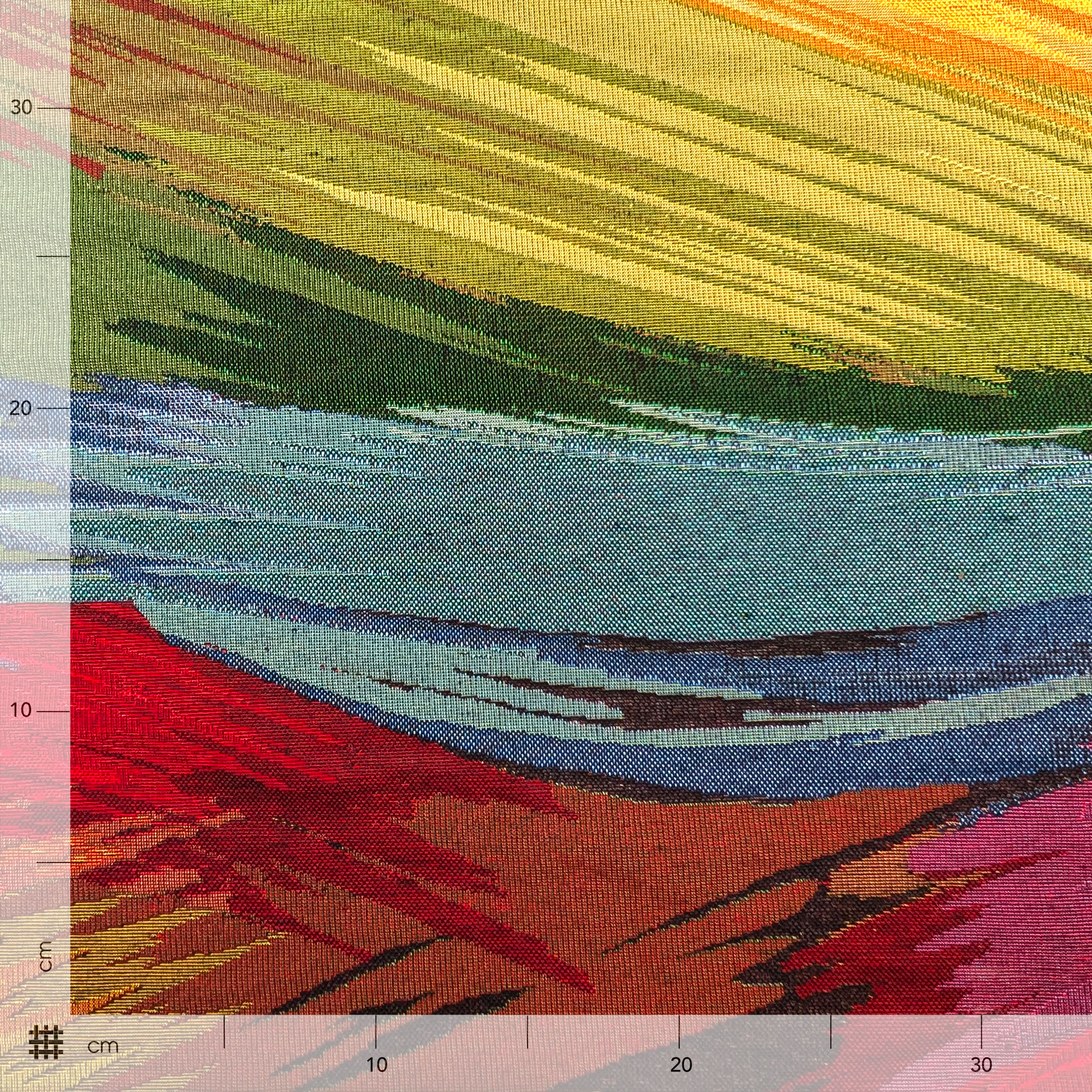 Tissu Gobelin à motifs Artistic Brushstrokes (coups de pinceau artistiques) Image