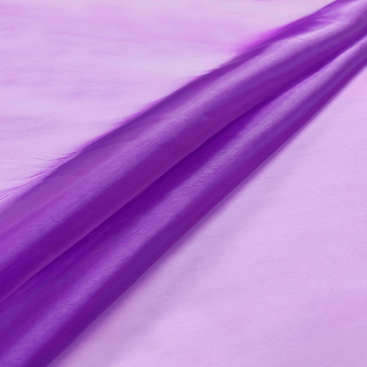 Tissu découpé Organza H 140 cm Violet 210x140 cm Image