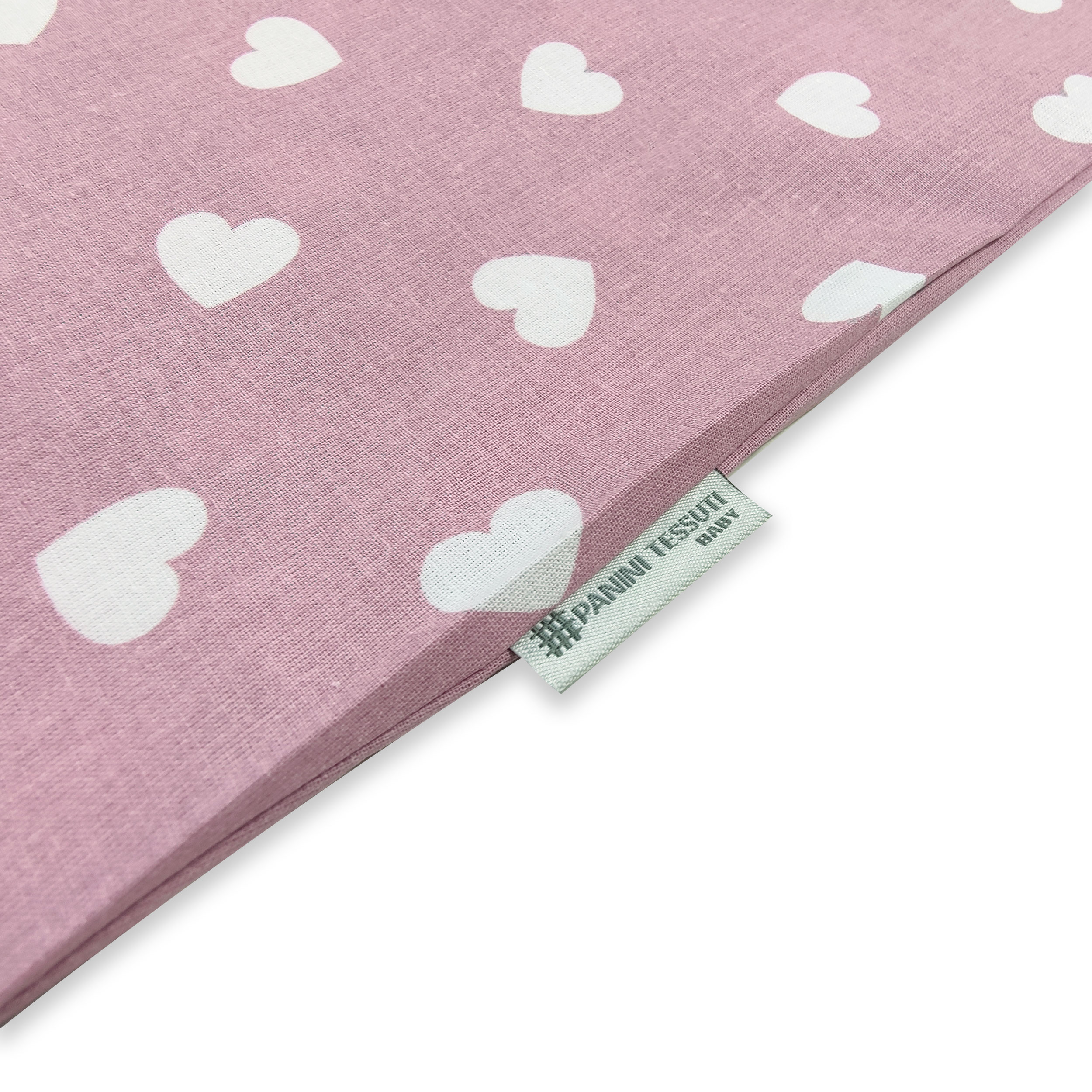Sac à langer Kindergarten White Hearts Background Pink Antique