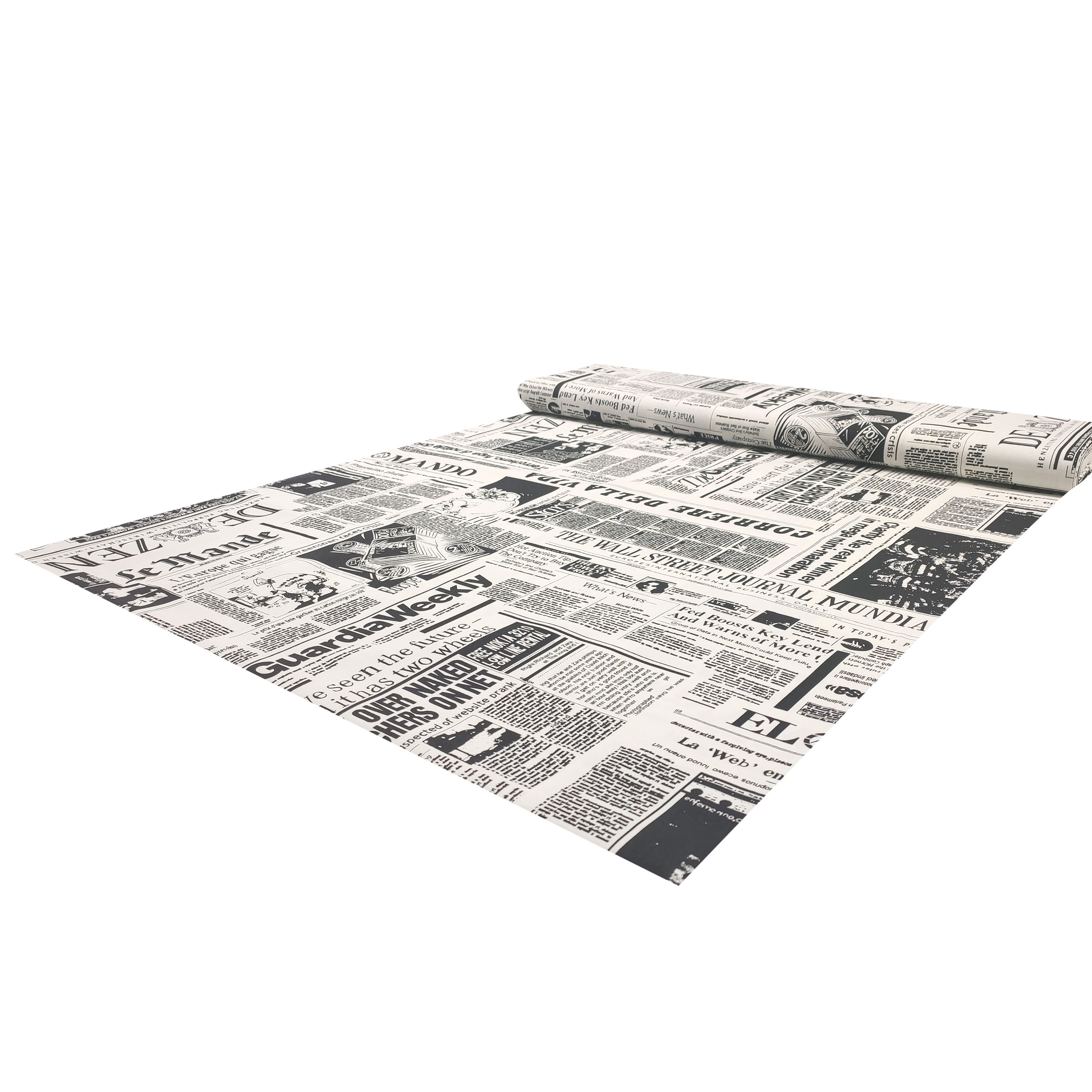 Cotton Newspaper Print  Image