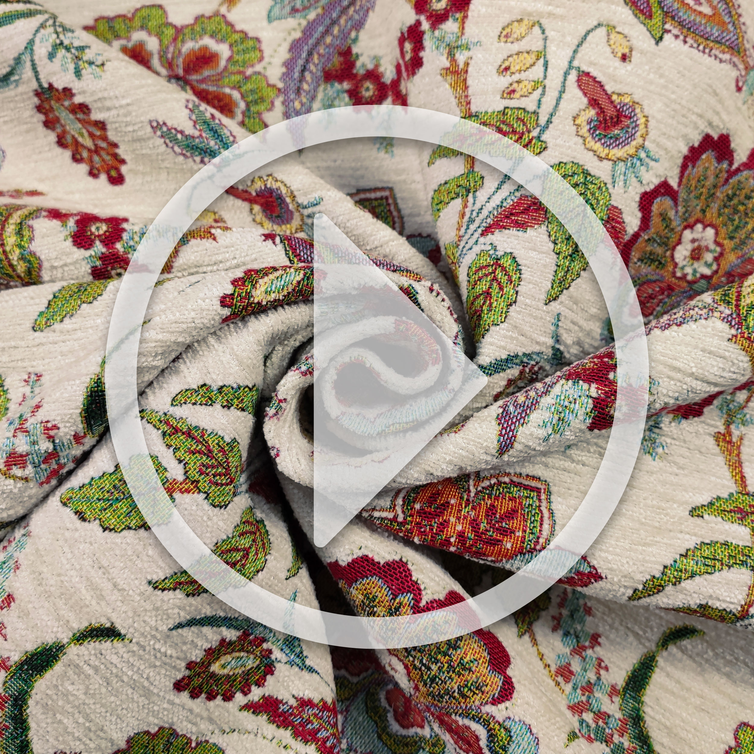 Floral Fantasy Jacquard Fabric Image