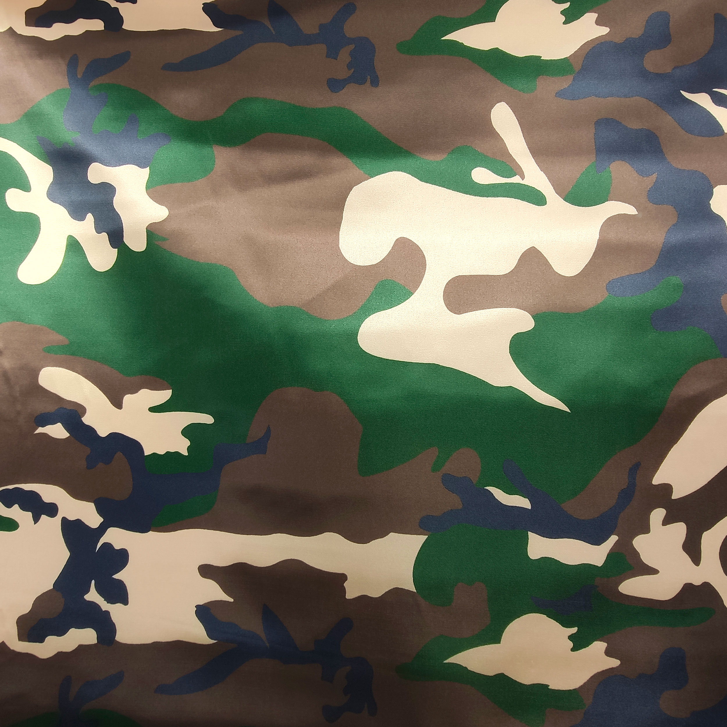 Army Camouflage Satin