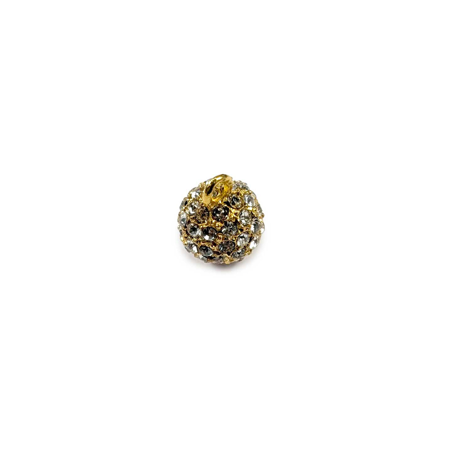 Small Rhinestone Ball Jewel Button Image