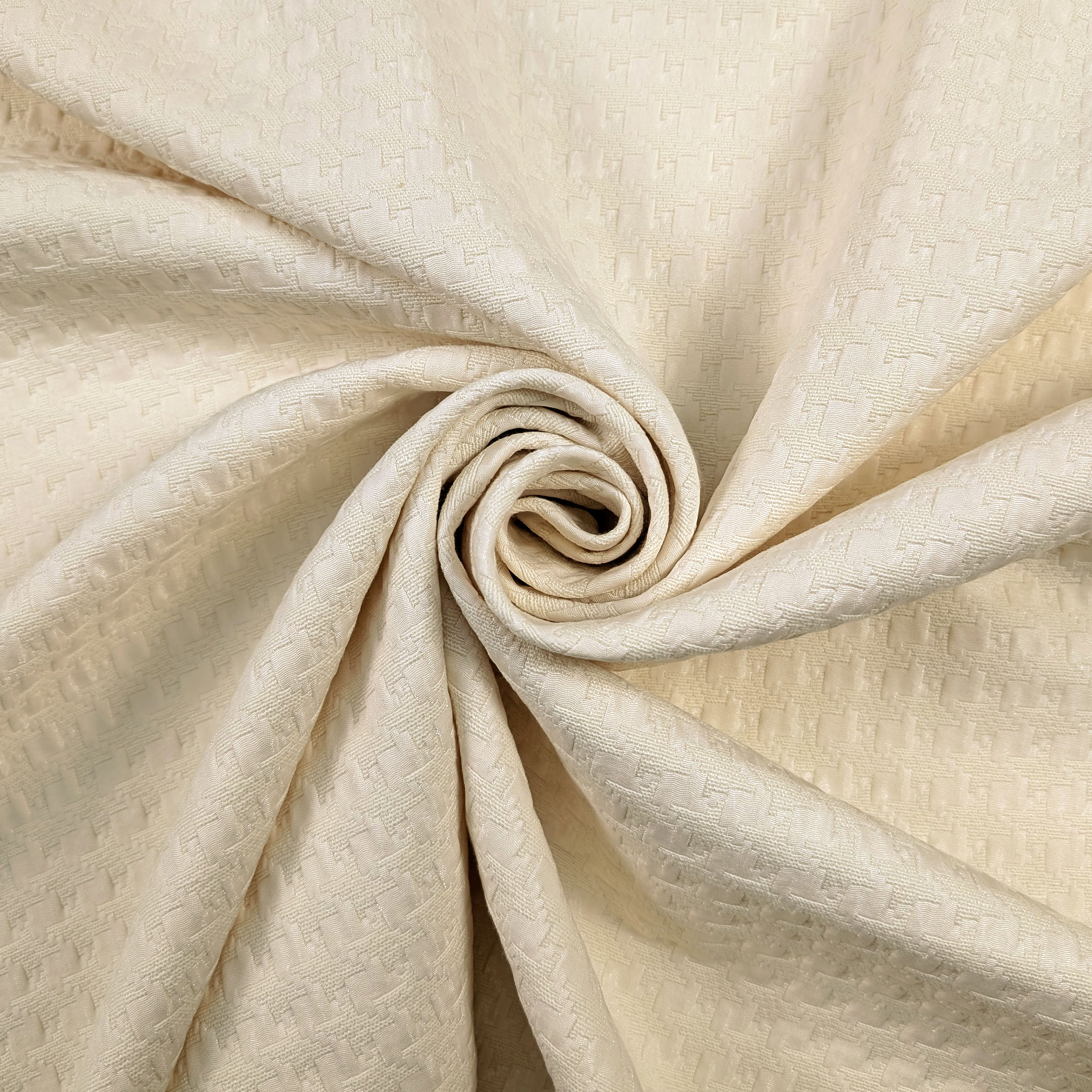 Houndstooth Jacquard Cream Image