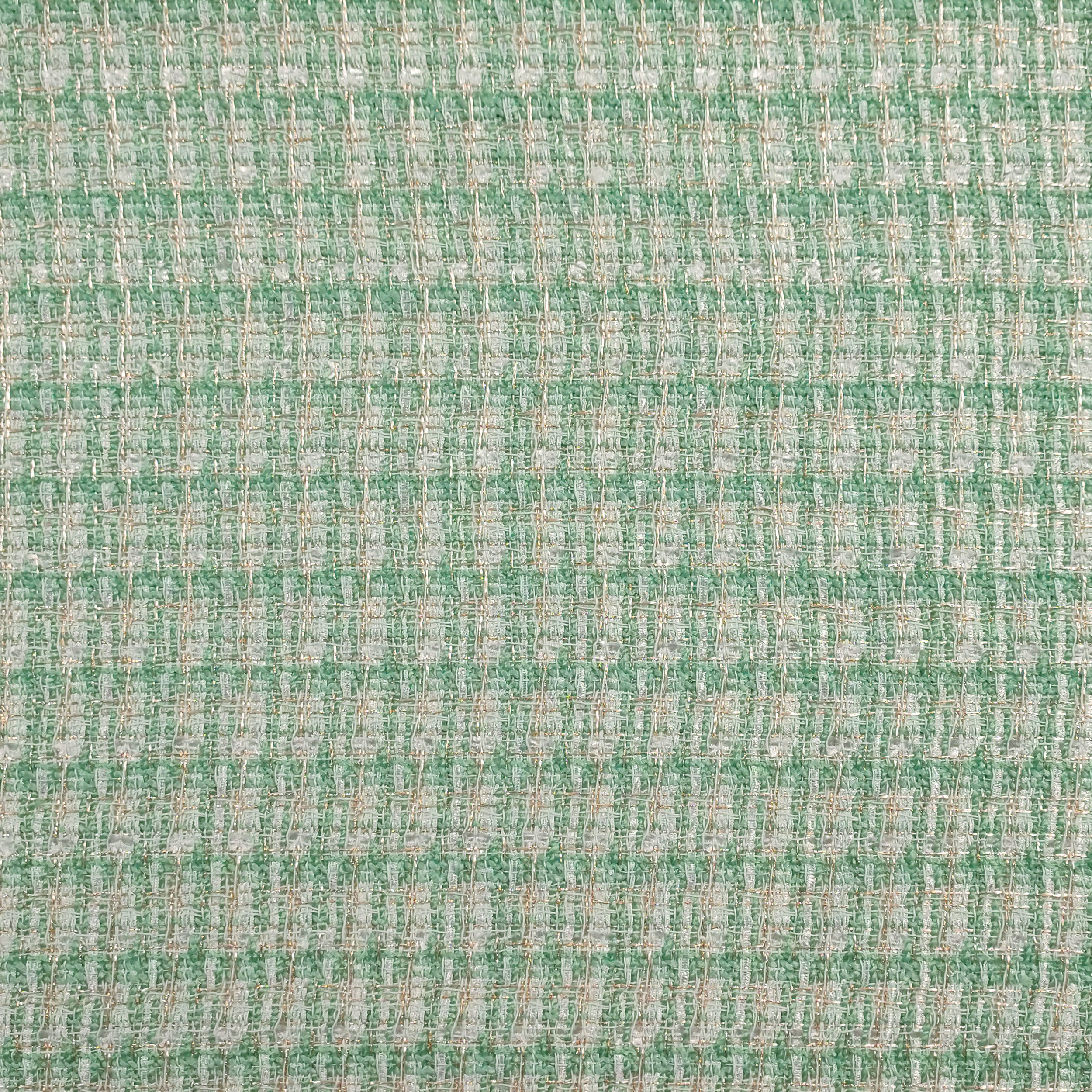 Tweed Vert Menthe Lurex