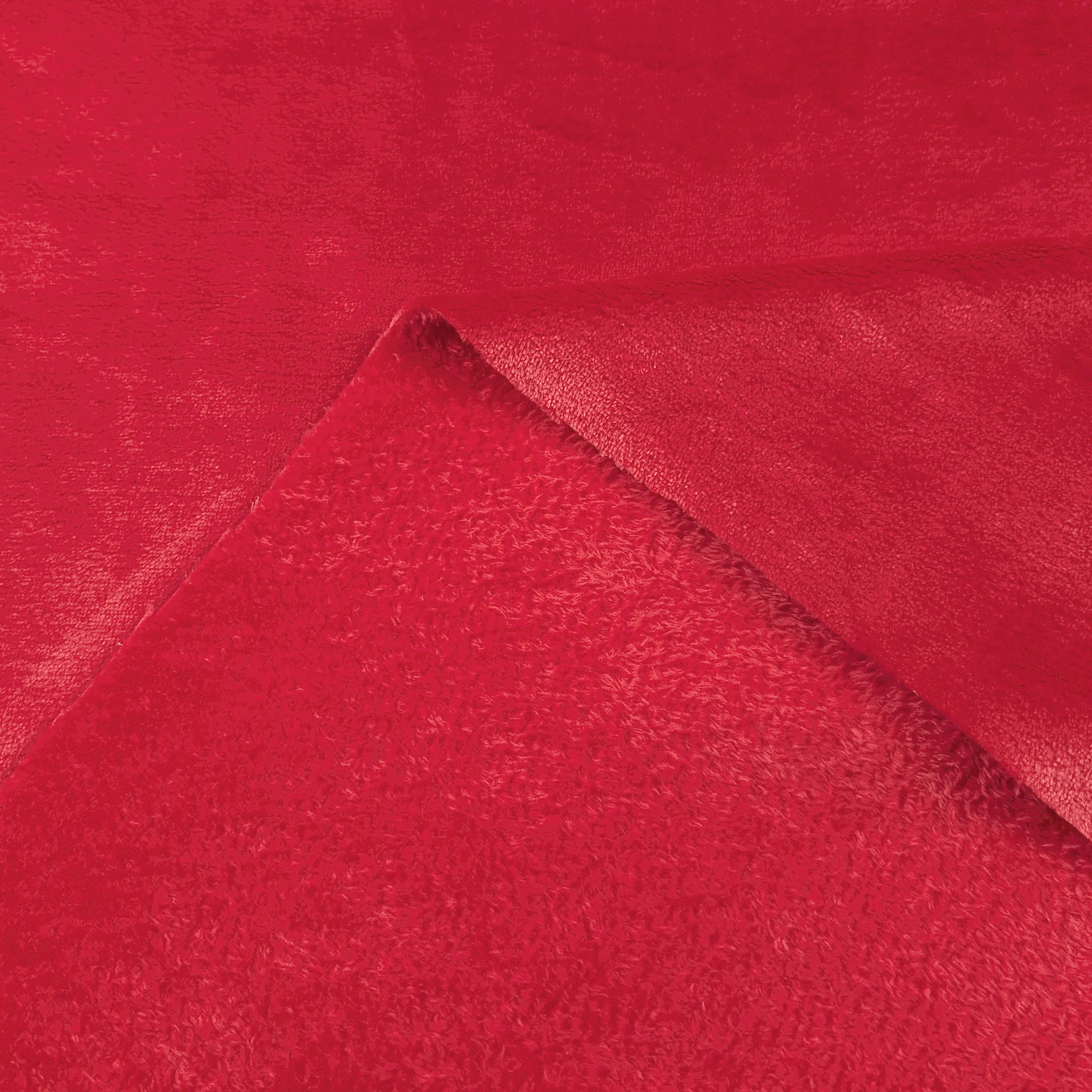 Plain Plush Fleece Fabric Image