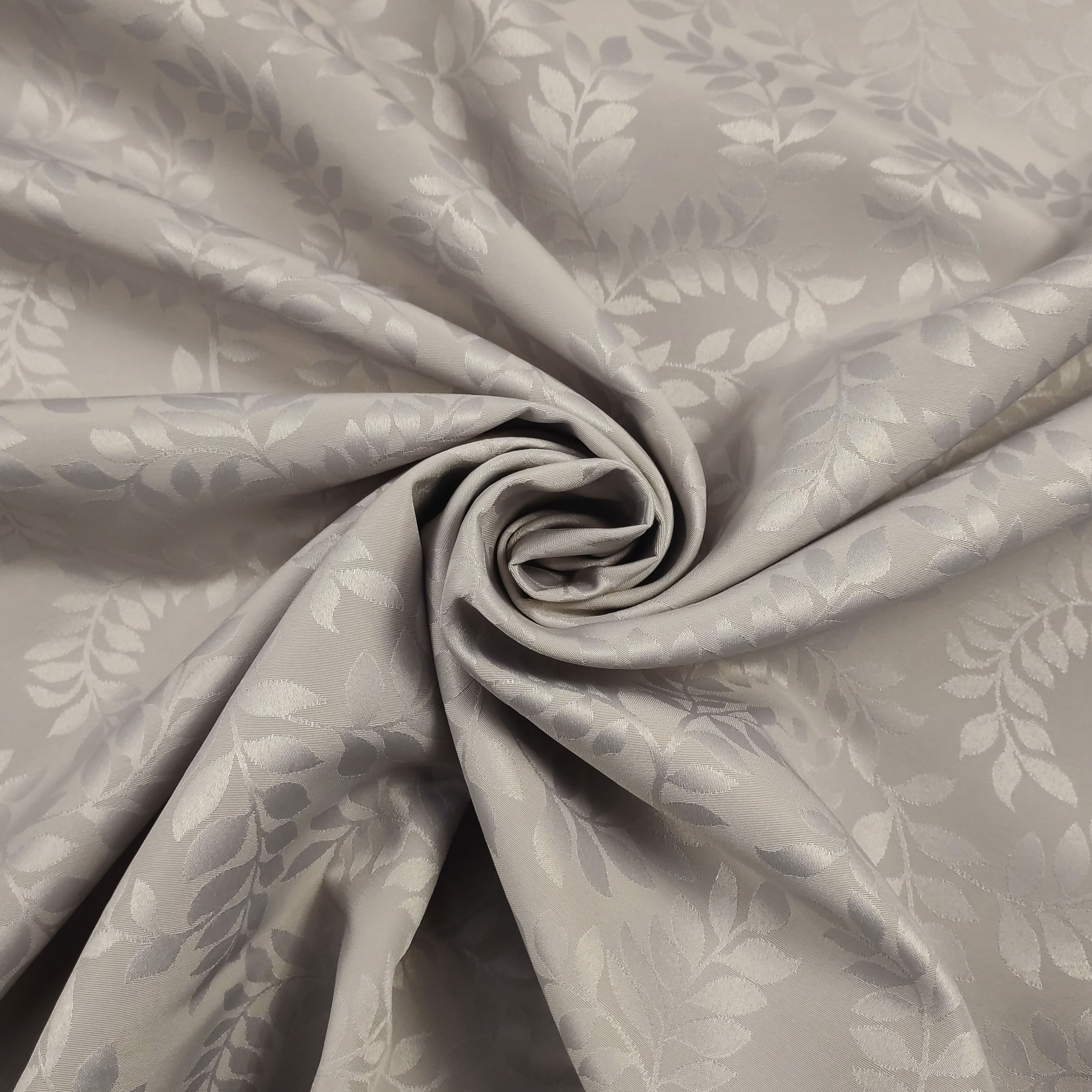 Tissu d'ameublement Pearl Grey Damask Image