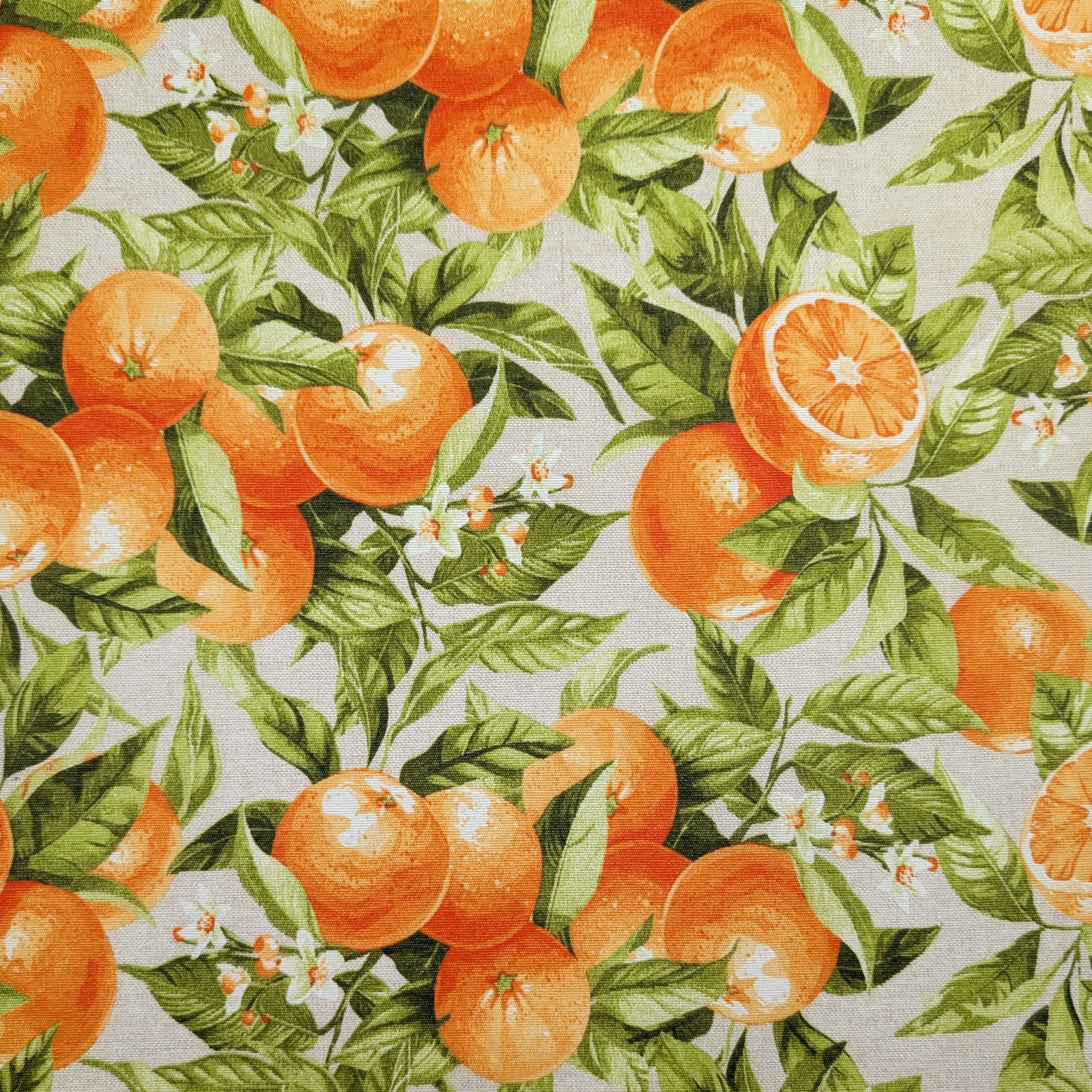 Fabric for Resin Tablecloth Oranges Image