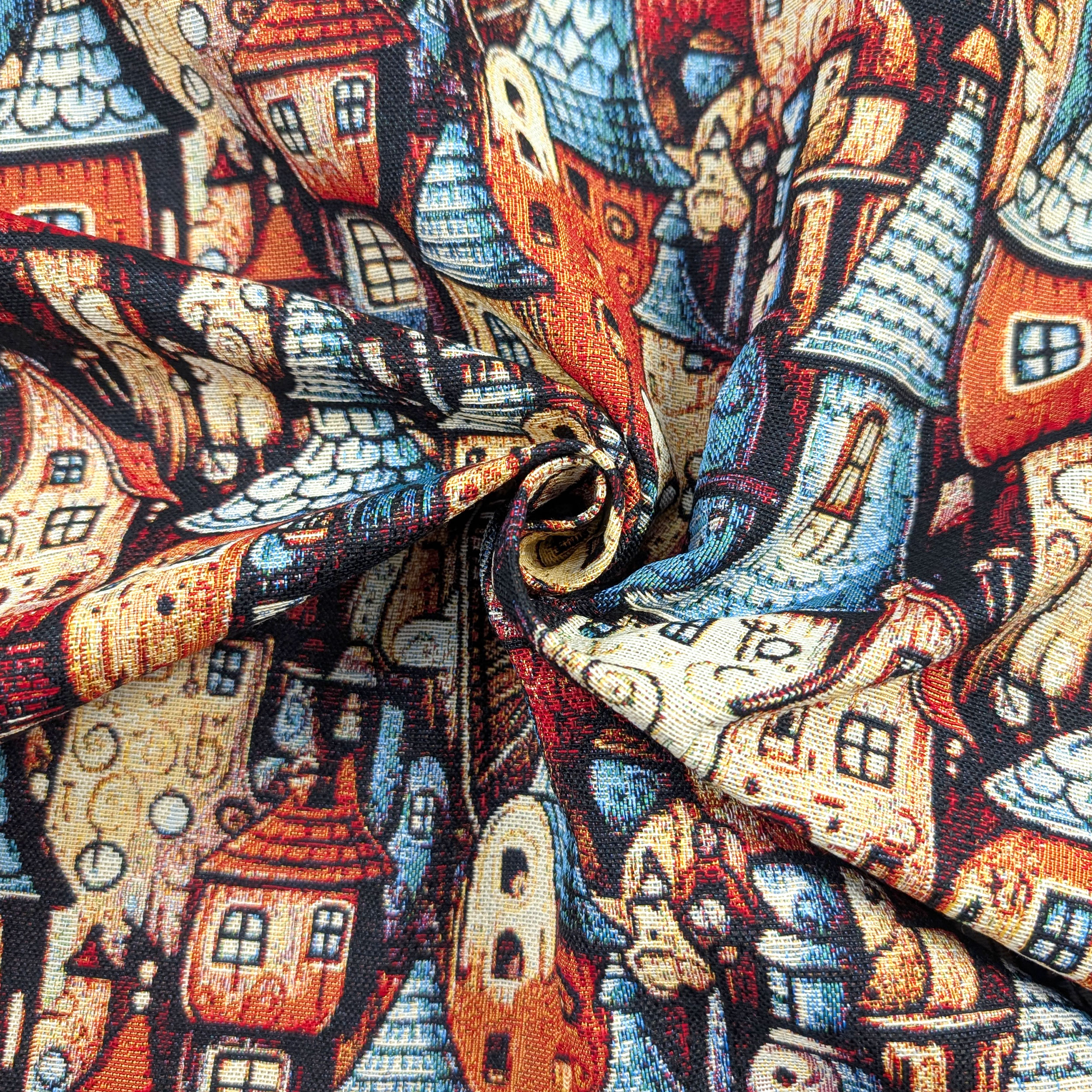 City of Fantasy Gobelin Fabric Image
