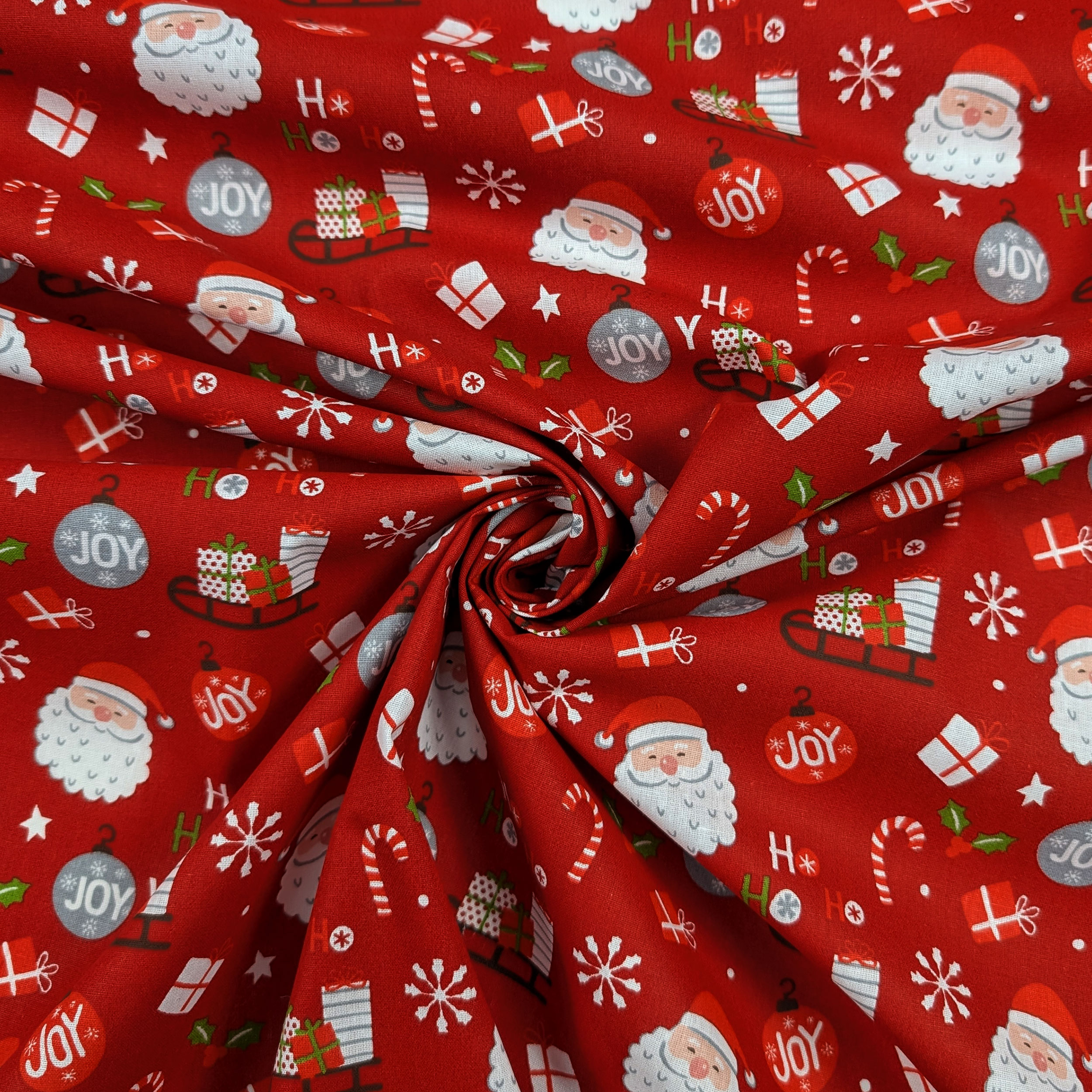 Christmas Cotton Father Christmas and Gift Packages Image