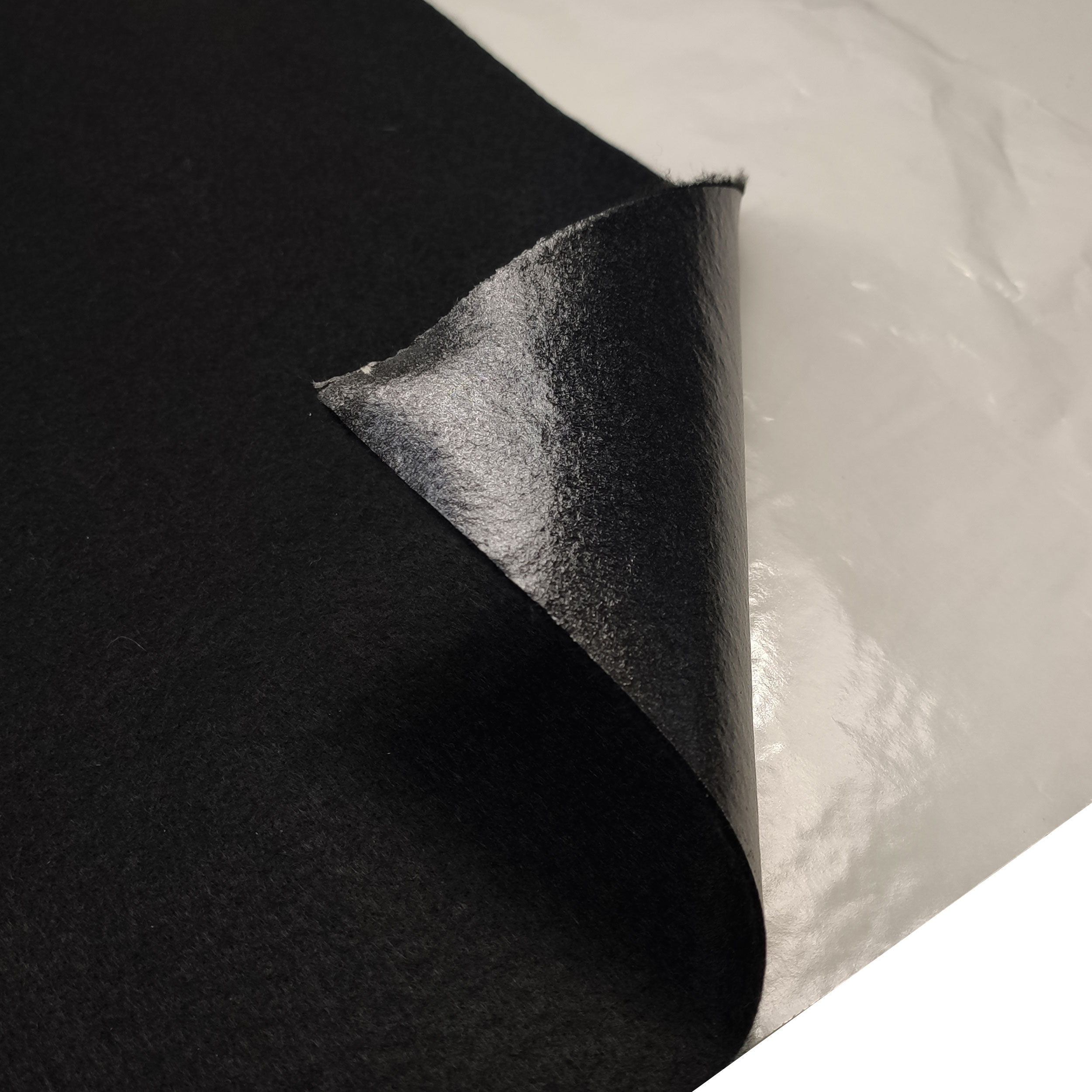 Pannolenci Tinta Unita Adhesive Noir