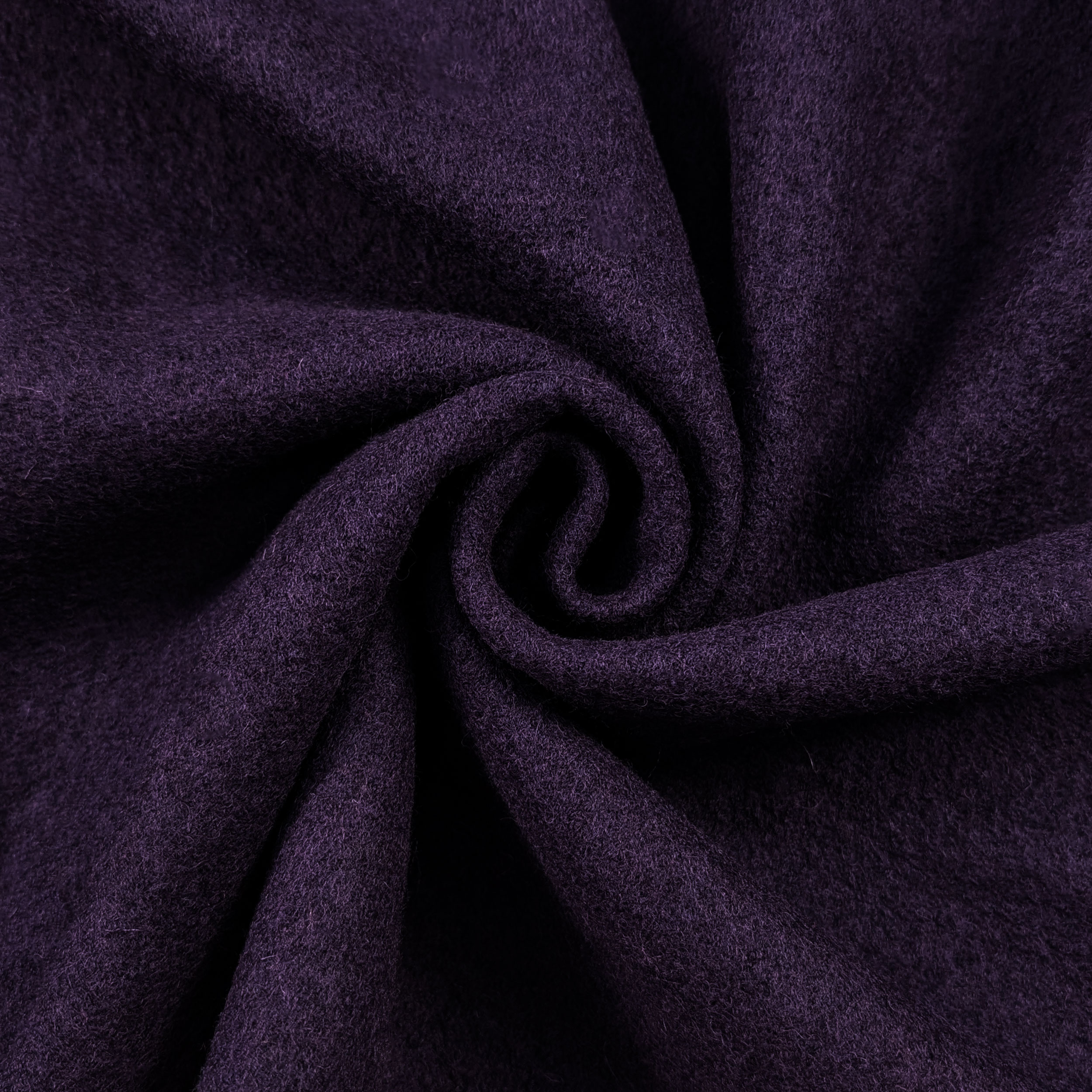 Loden Plum Boiled Wool Image