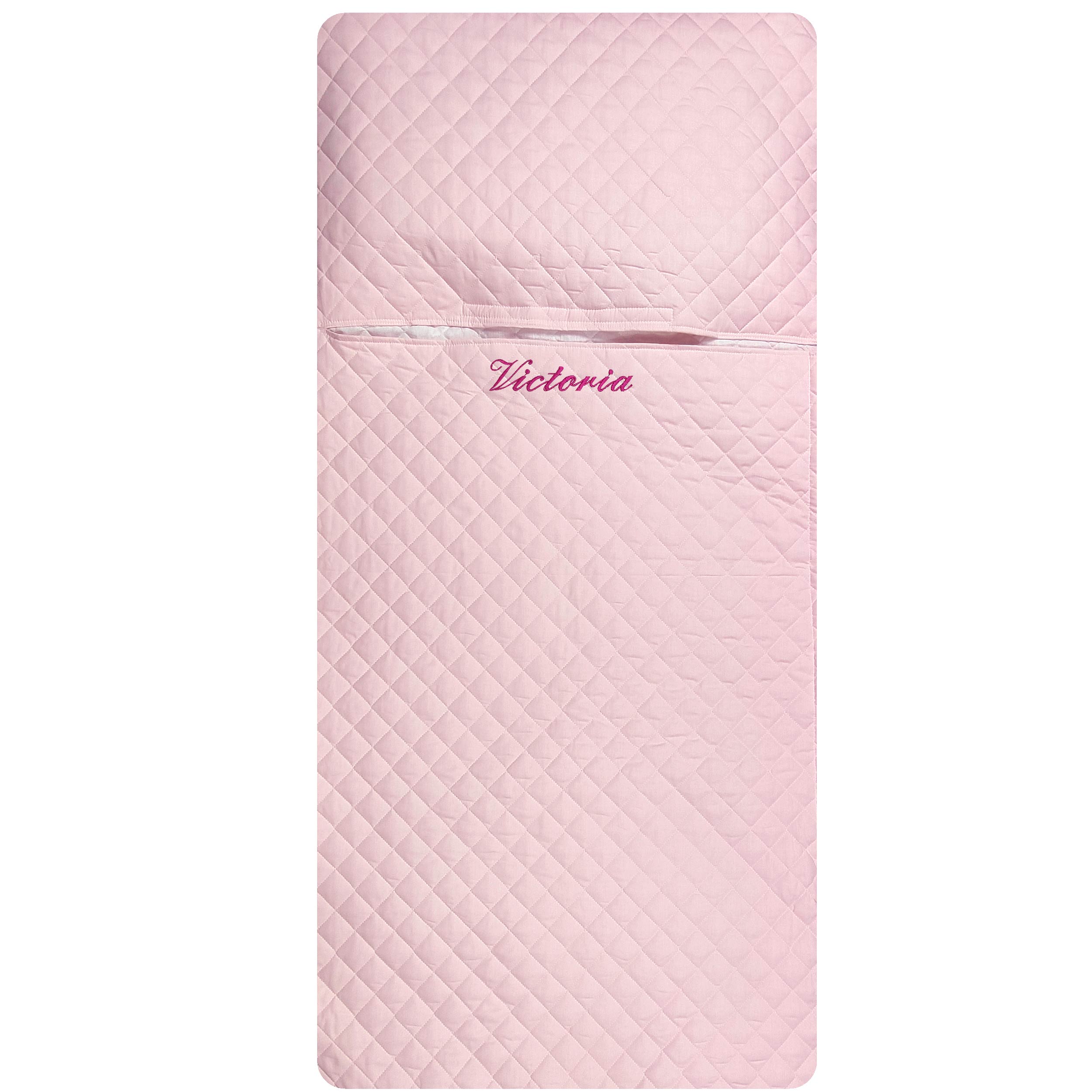 Sac de couchage rose uni