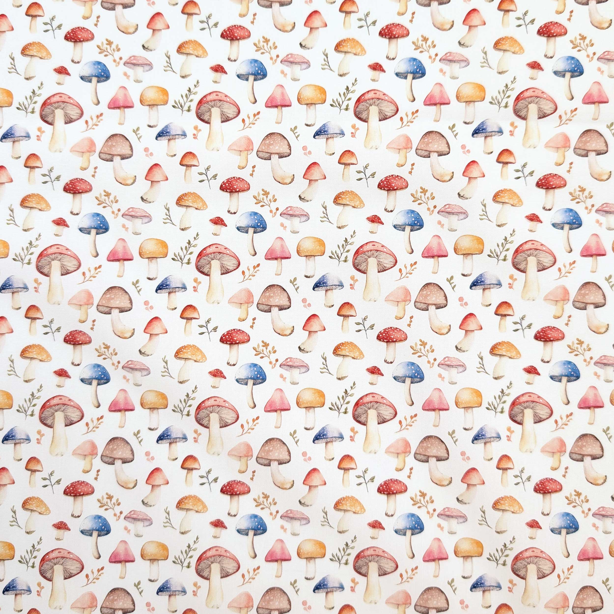 Poplin Cotton Mushroom Coloured Image