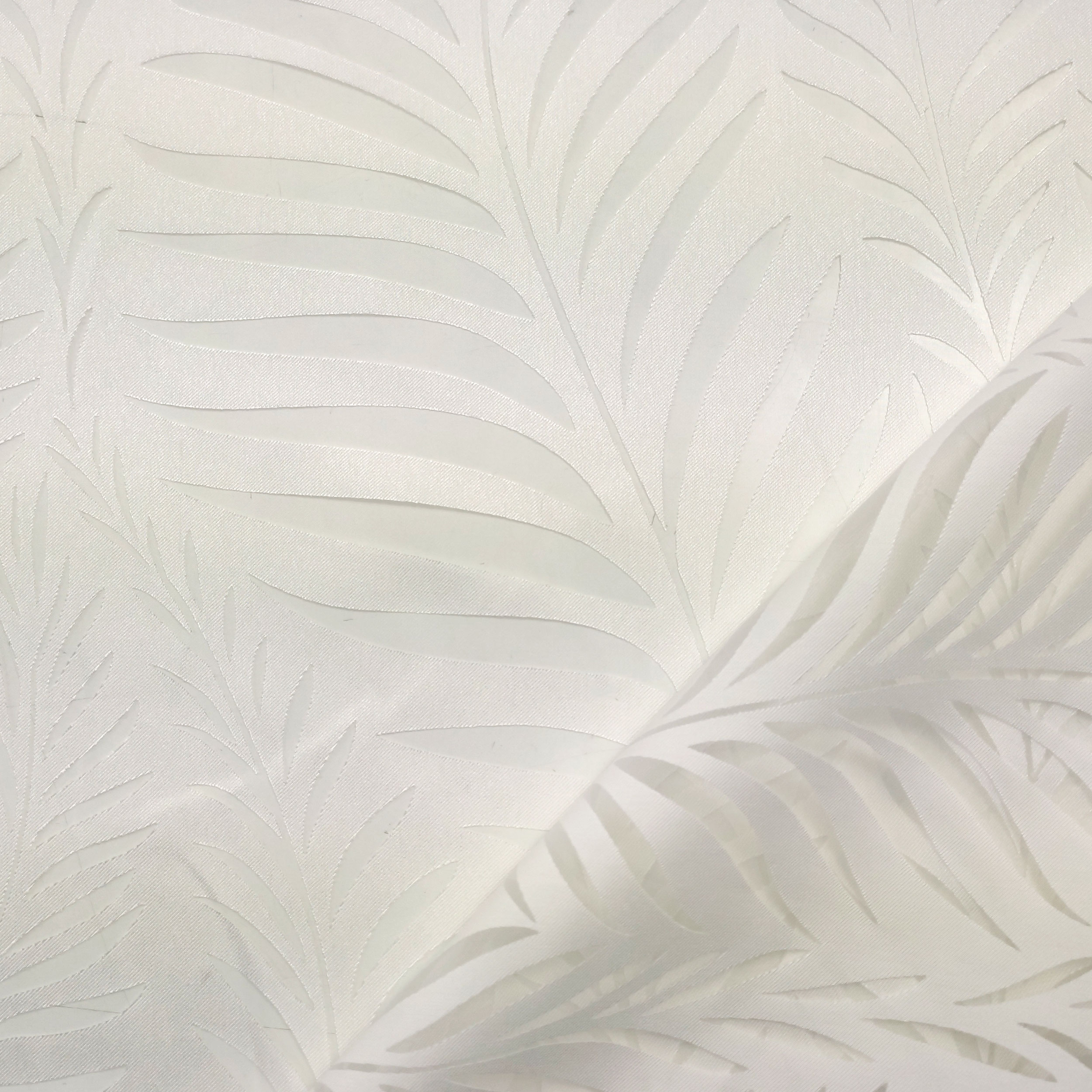 Viskose Vorhangstoff Devorè Fern Natural