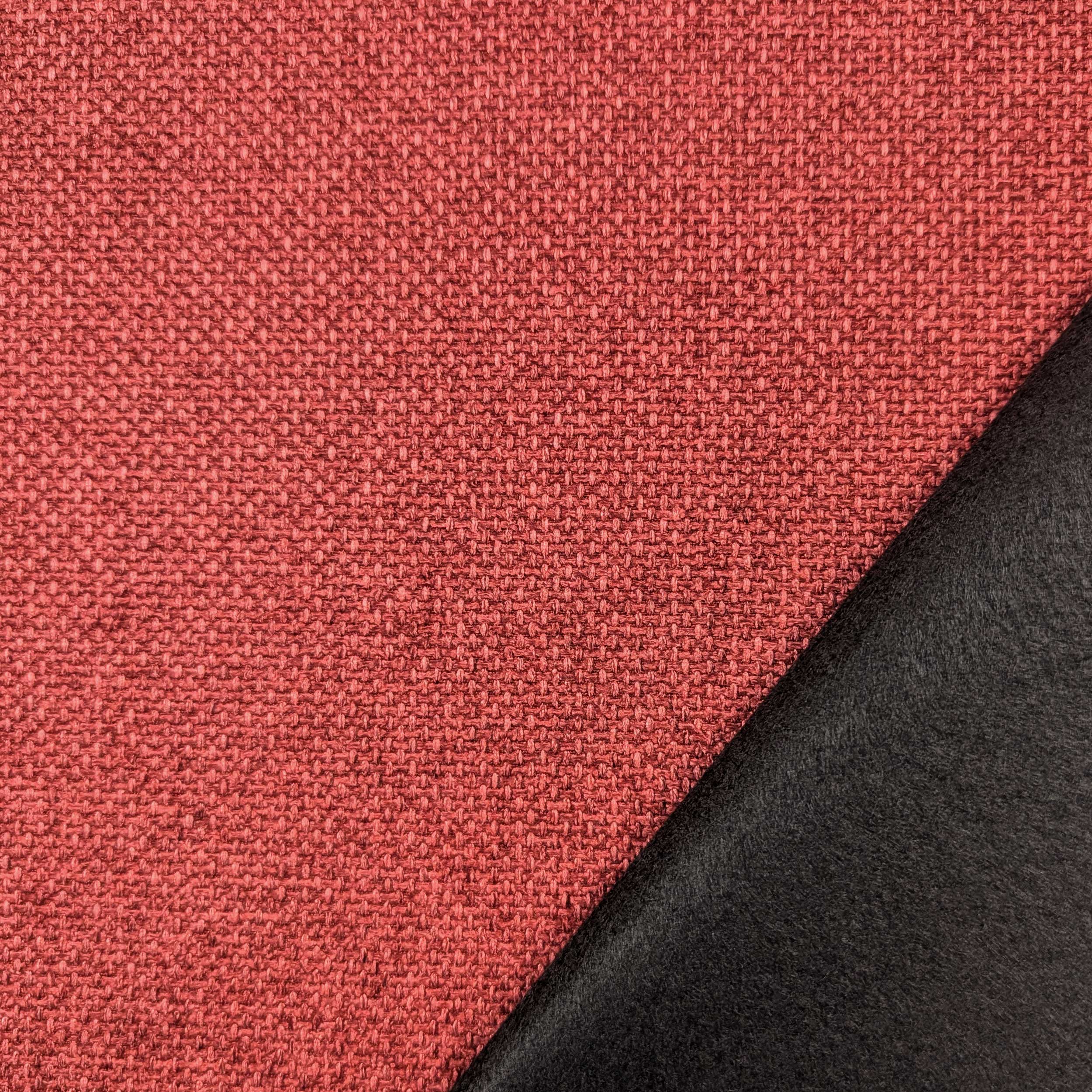 Red Melange Weave Fabric Image