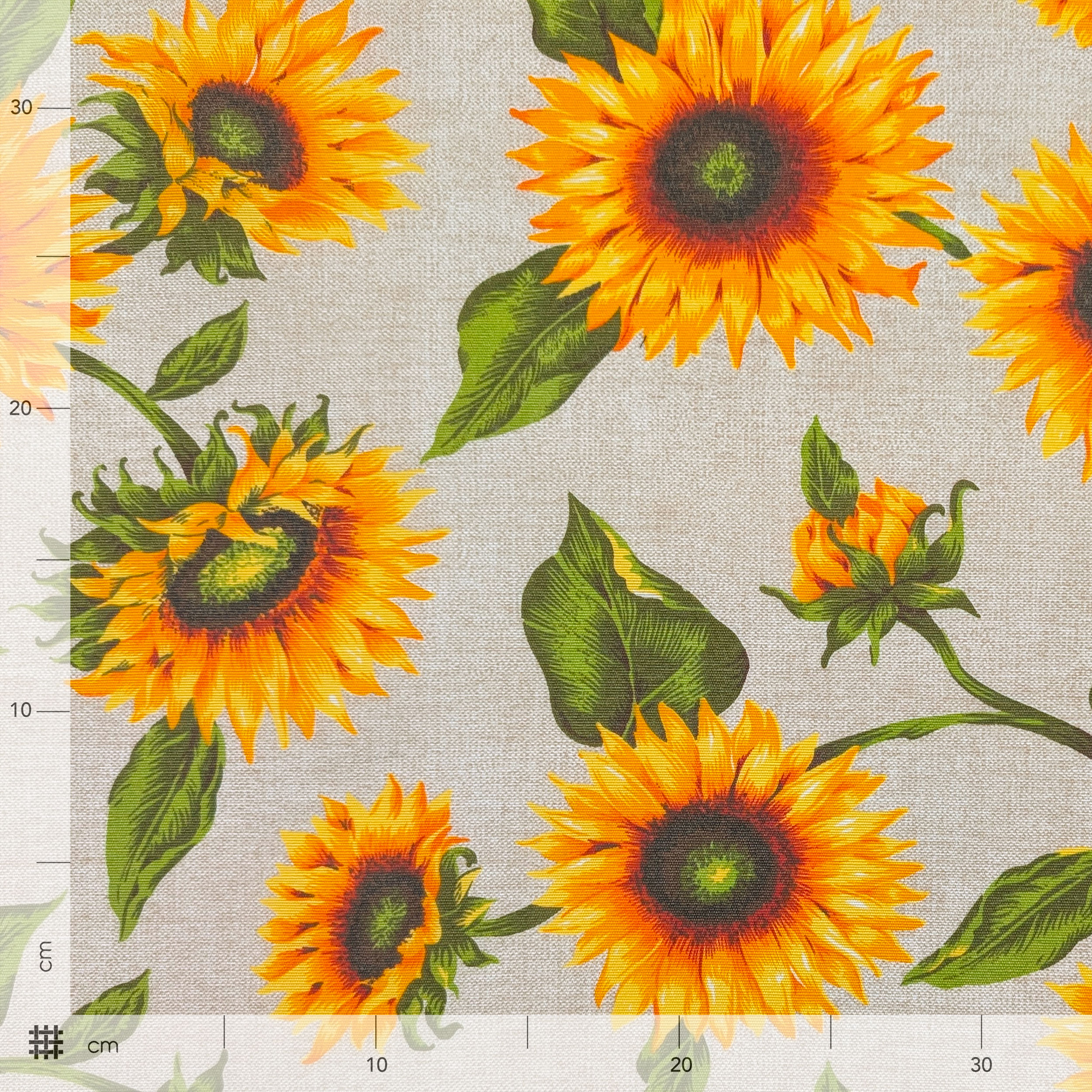Fabric for Sunflowers Resin Tablecloth Image