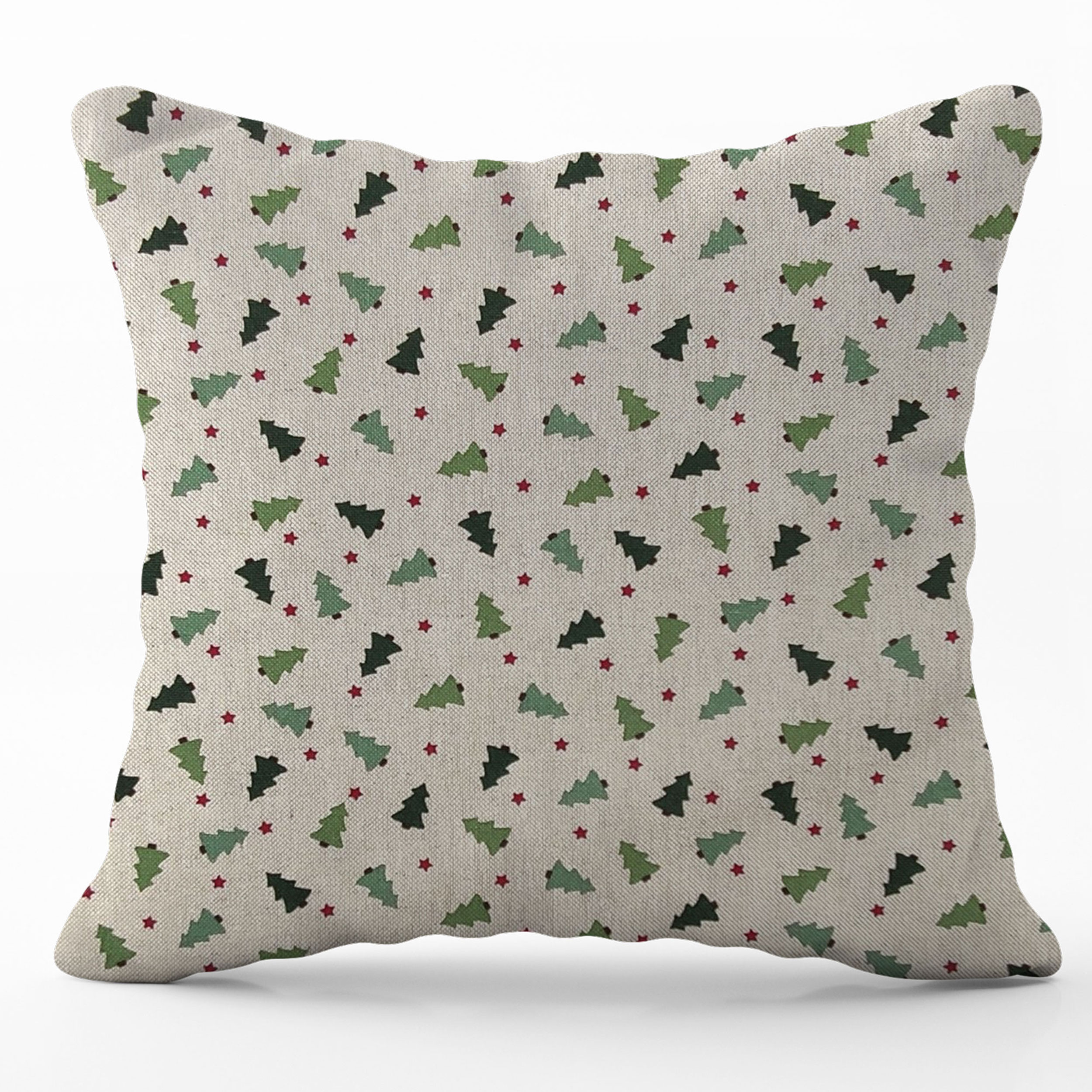 Taie d'oreiller à motif d'arbre de Noël