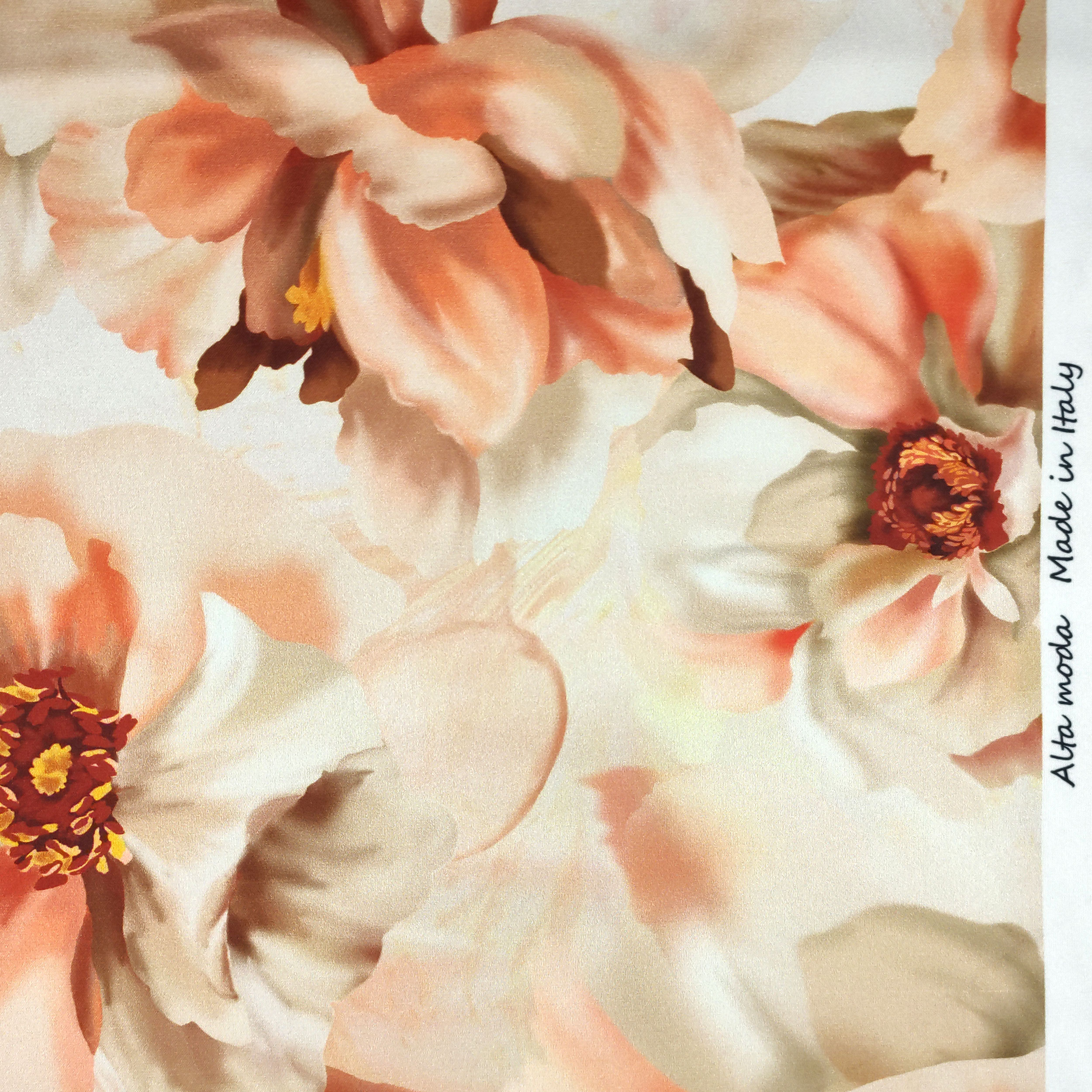Elasticated Shave Set Fashion Flowers Peach