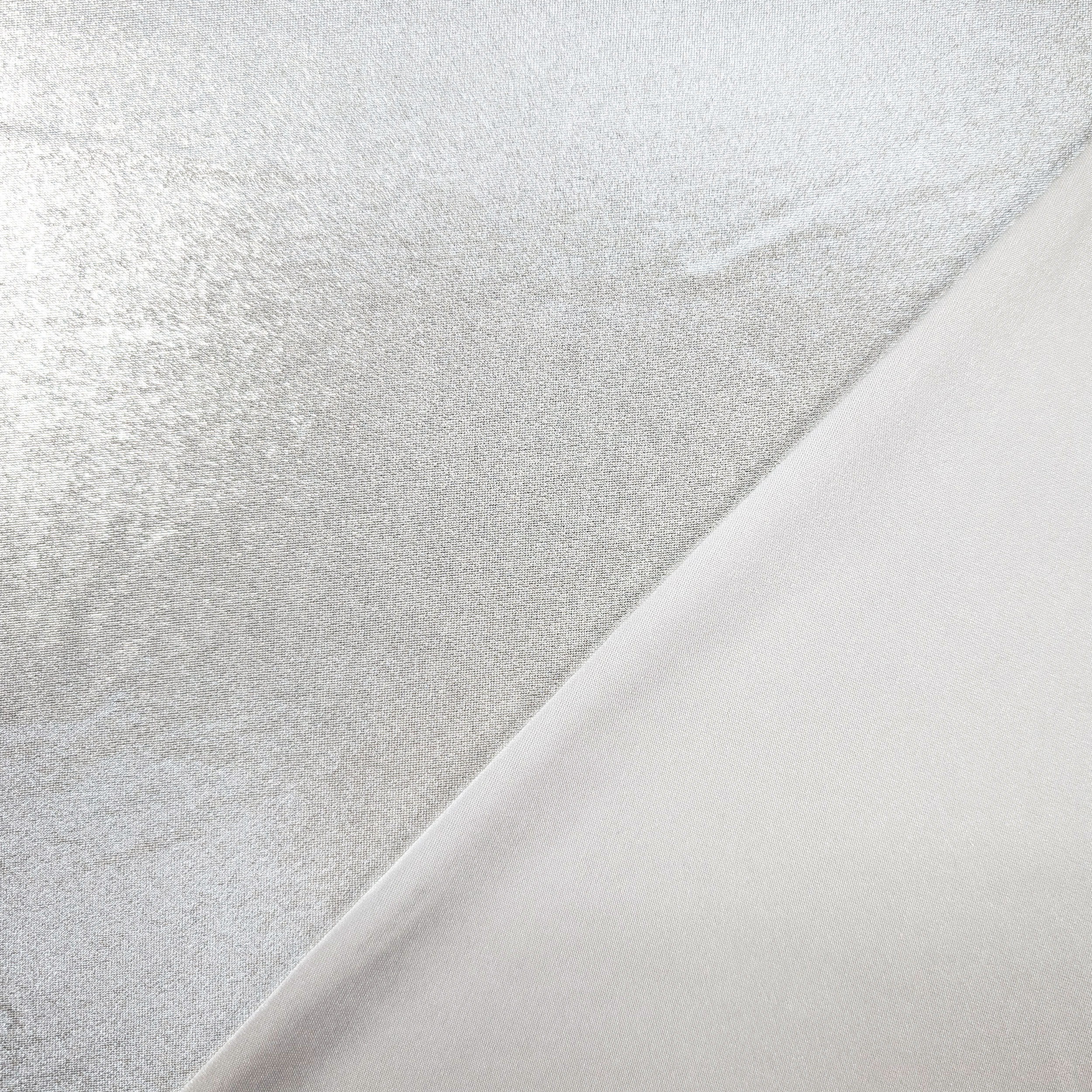 White Metallic Jersey Image