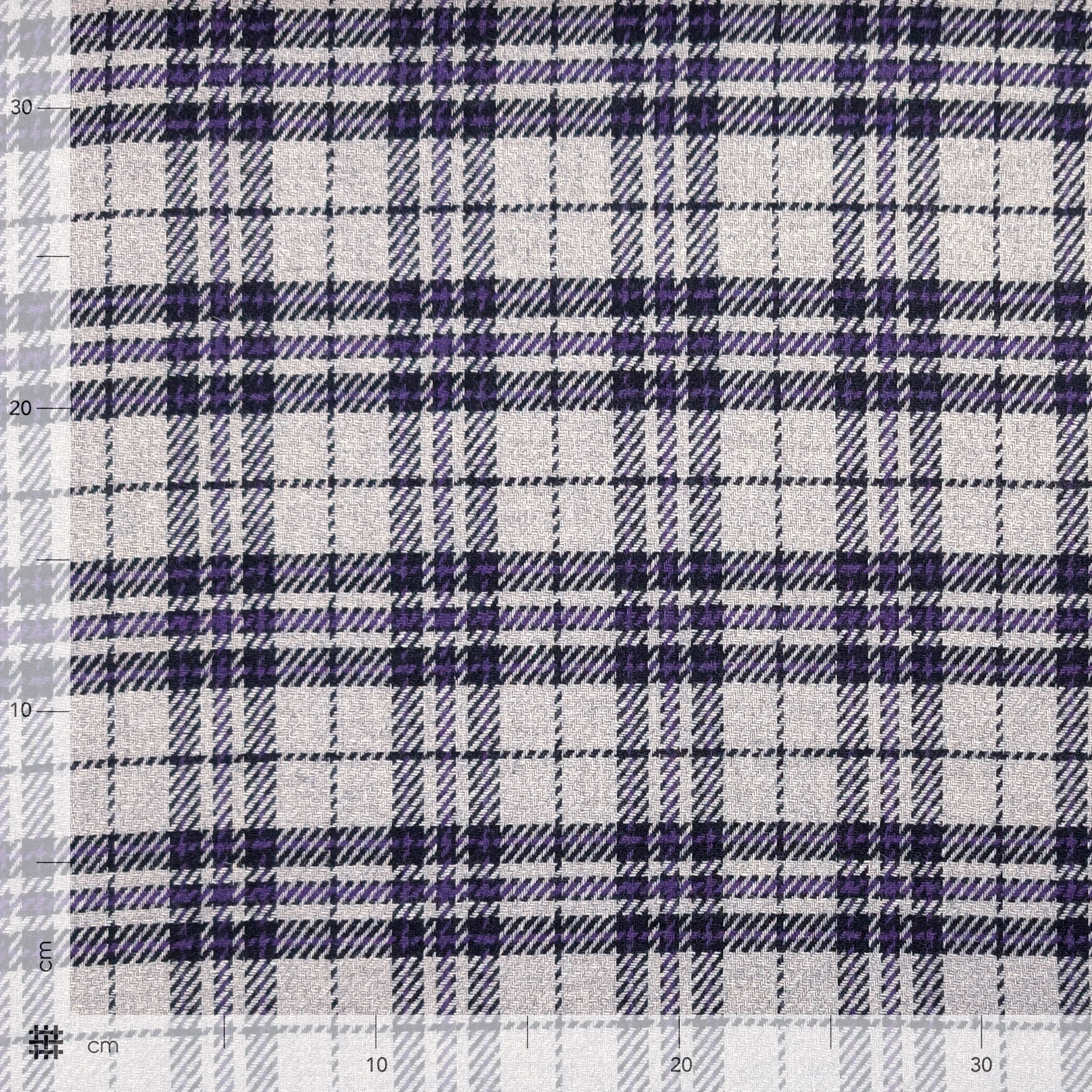 Purple Grey Tartan Image