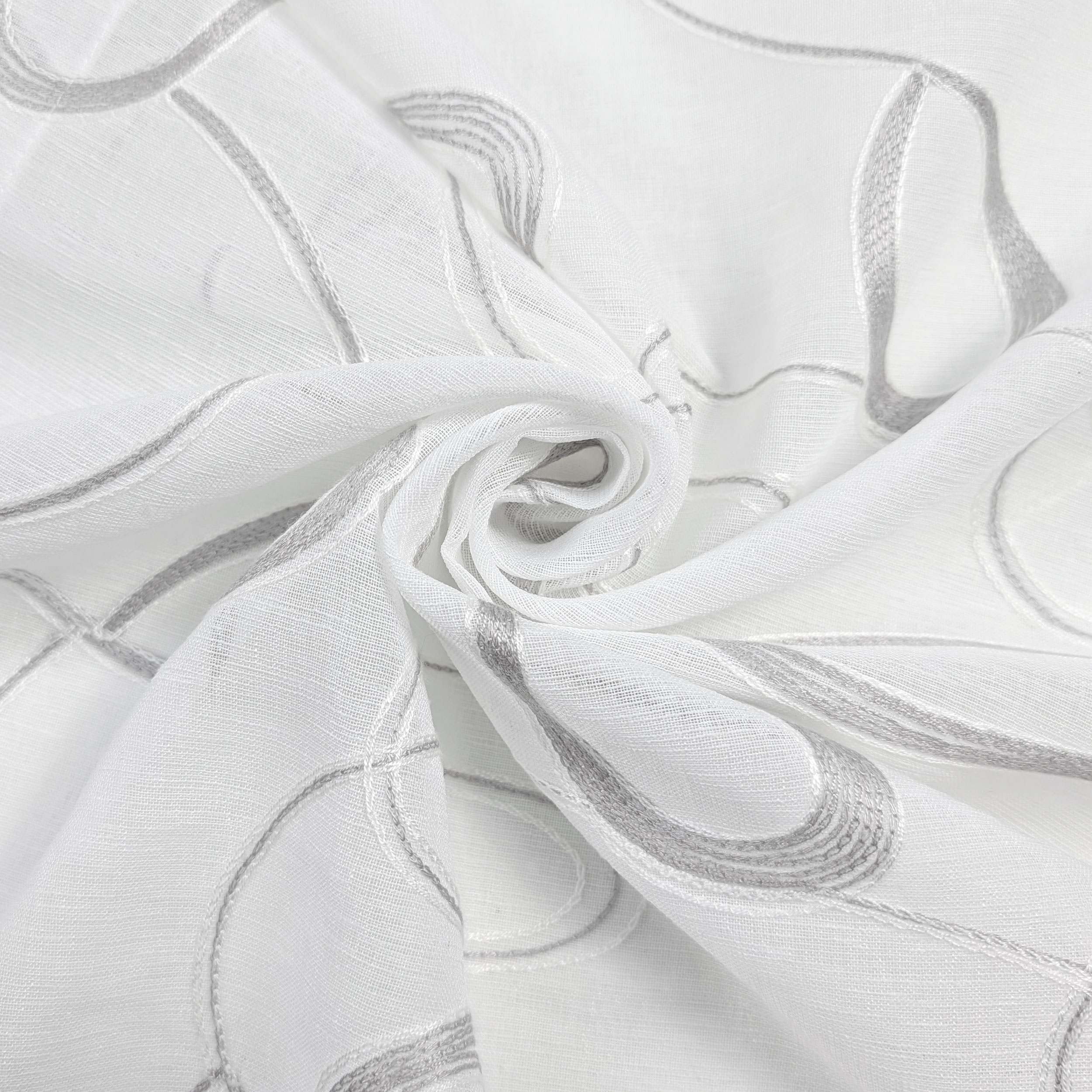 Fabric Curtain Ada Grey Image