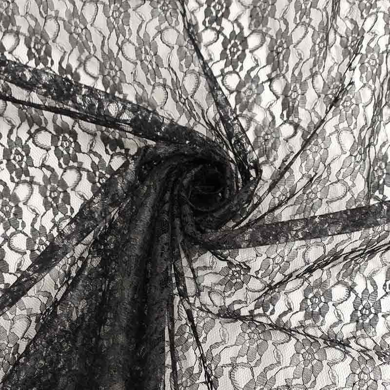 Floral Lace Fabric Image