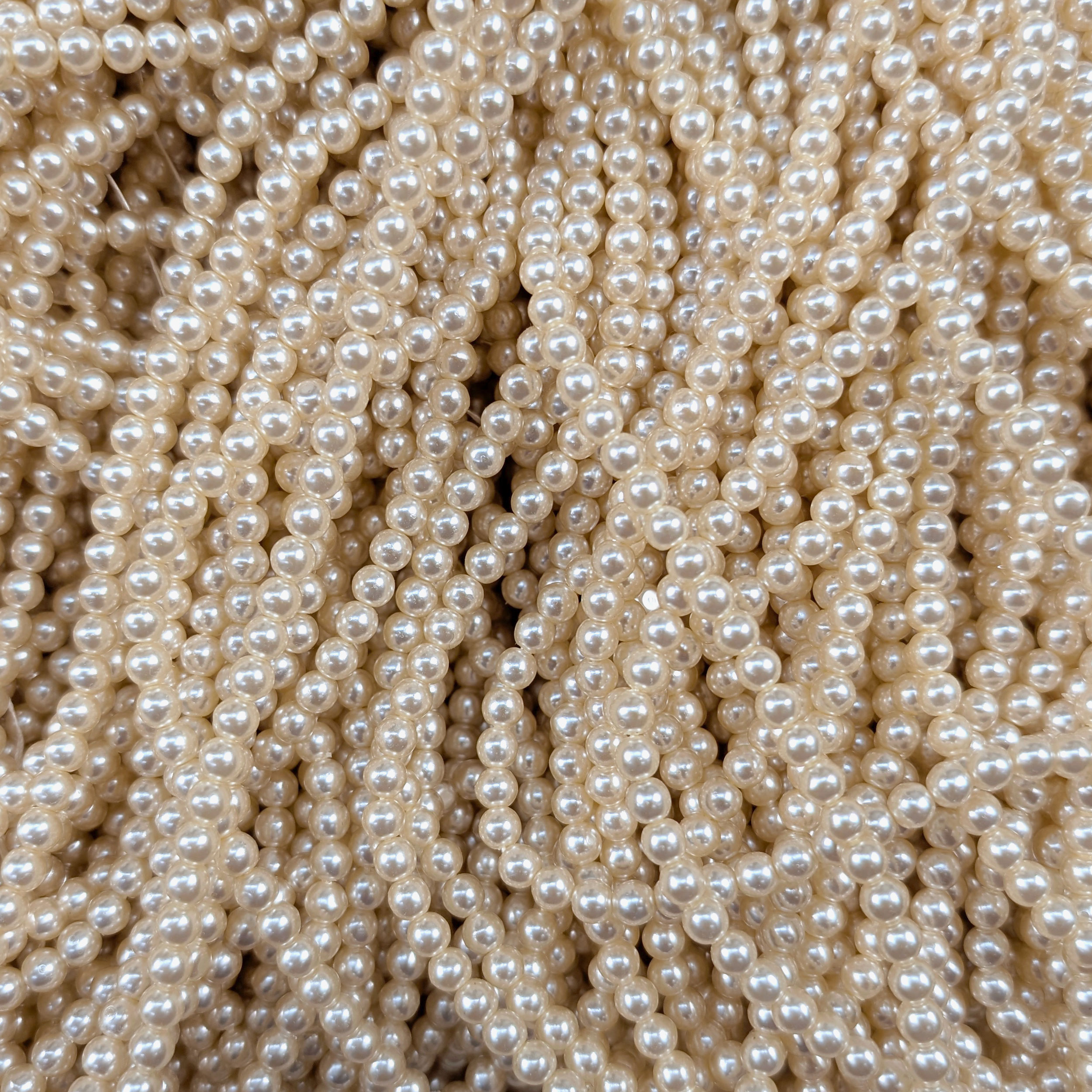 Beige Perlendraht Ø 0,5 cm Image