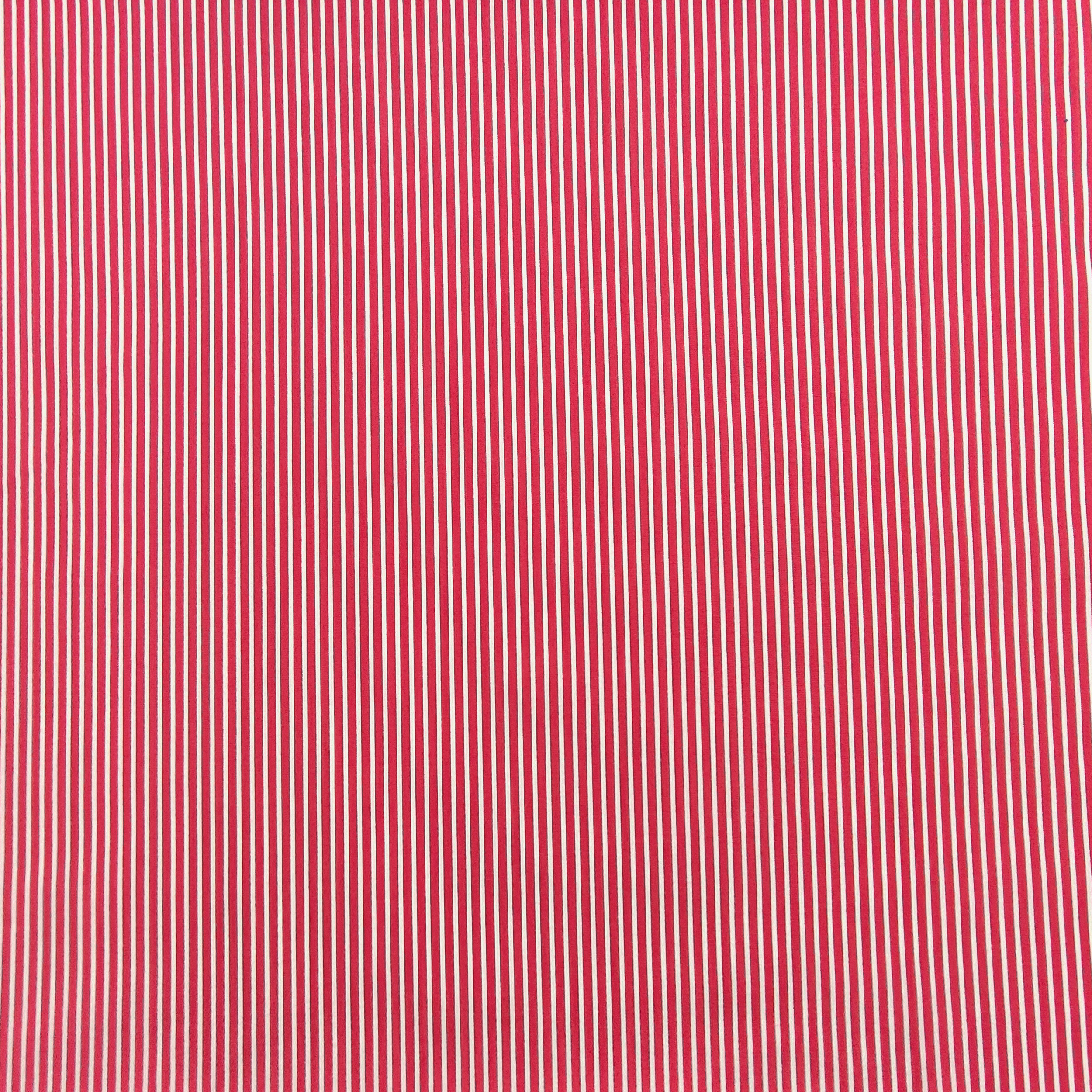 Rojo Algodón Blanco Stretch para Camisas