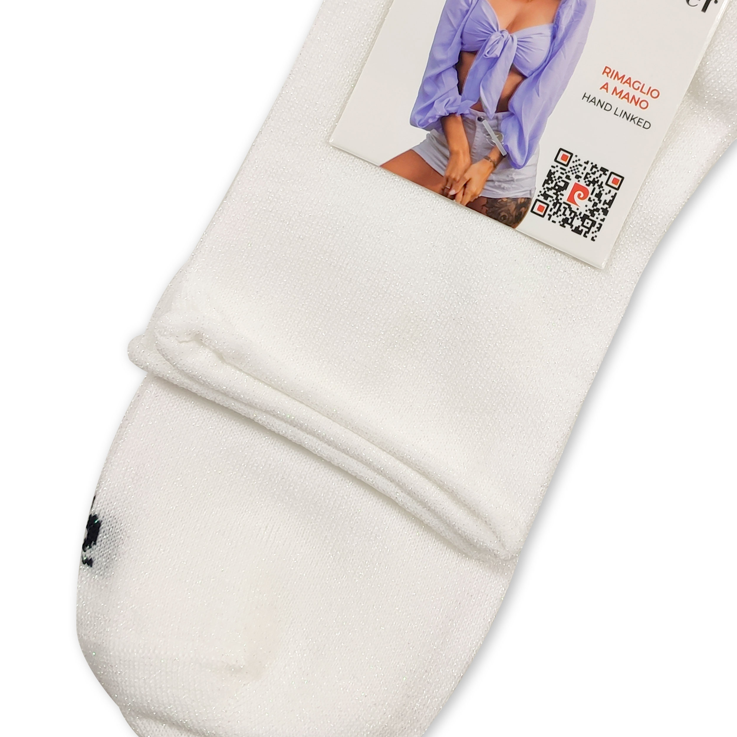 Lurex short socks without elastic Image